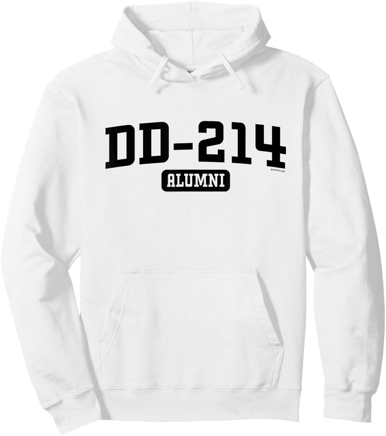 GS Military Designs DD 214 Alumni - Grey, , 3X-Large, Short Sleeve, Classic Fit, Veteran Hoodie - Hoodie | White