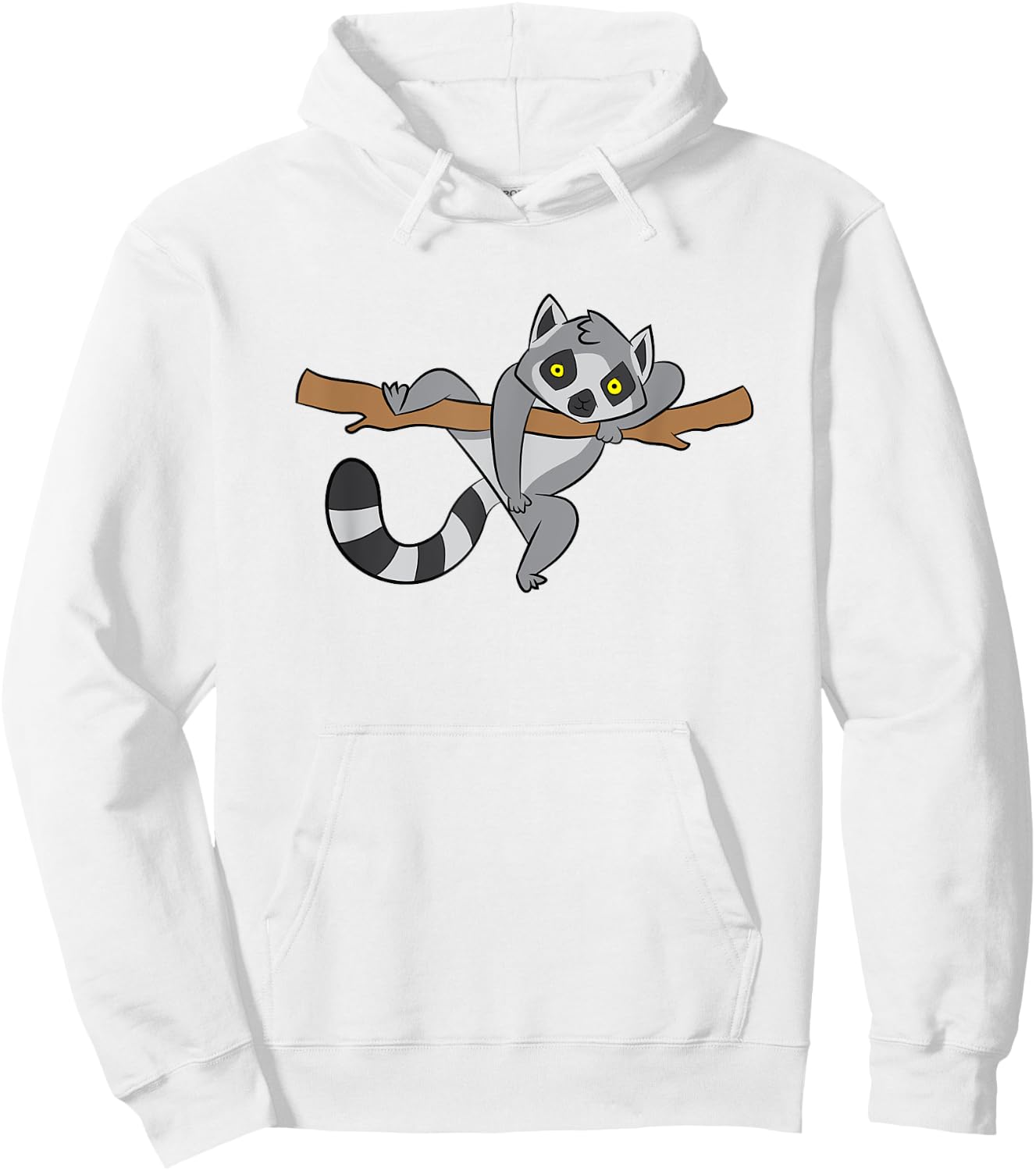Funny Lemur Animal Kids Lemurs Hoodie - Hoodie | White