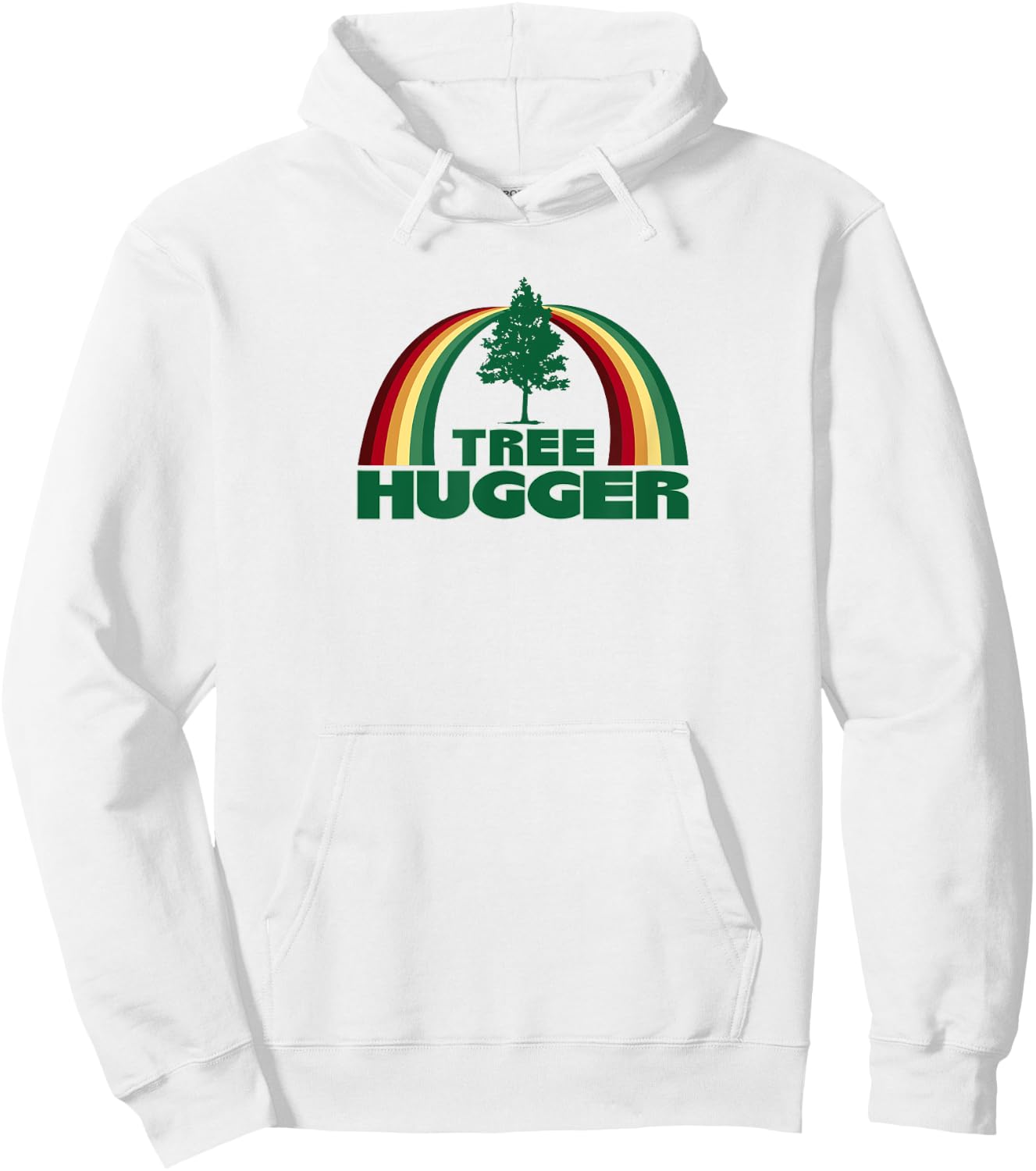 Tree Hugger Earth Day Tree Environmental Protection Hoodie - Hoodie | White