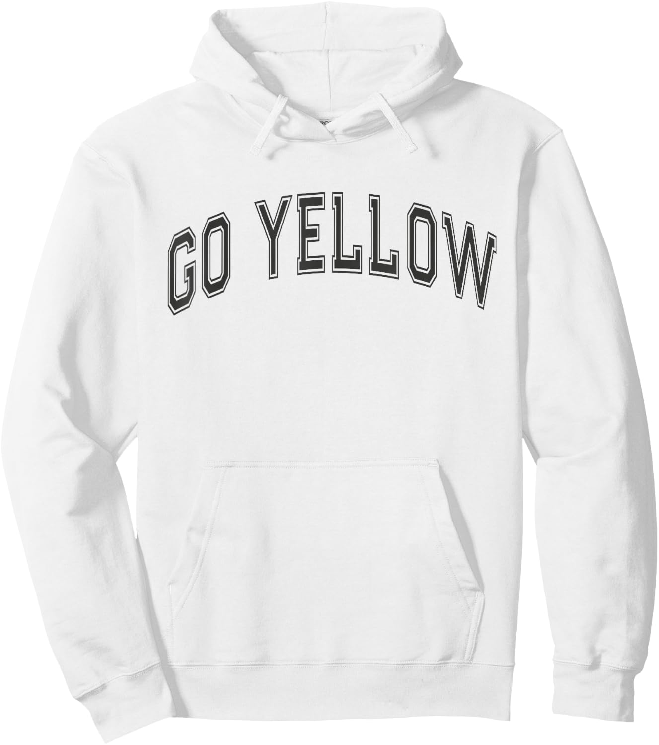 GO Yellow Team Summer Camp Competition Color Event War Game Hoodie - Hoodie | White