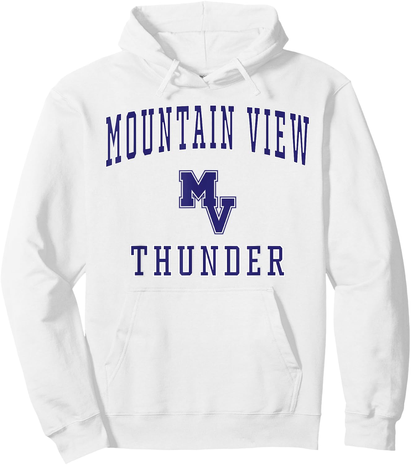 Mountain View High School Thunder Hoodie - Hoodie | White