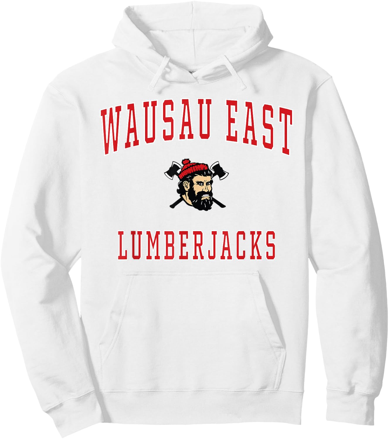 Wausau East High School Lumberjacks Hoodie - Hoodie | White