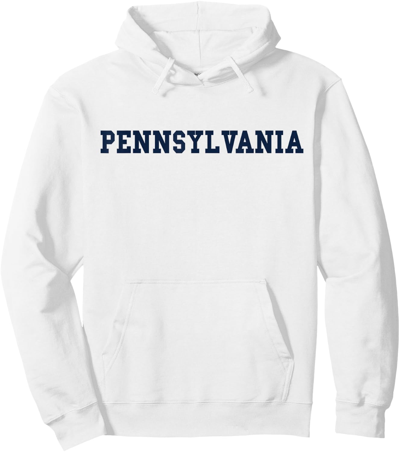 Graphic Apparel Co. - PENNSYLVANIA - Classic Hoodie - Hoodie | White