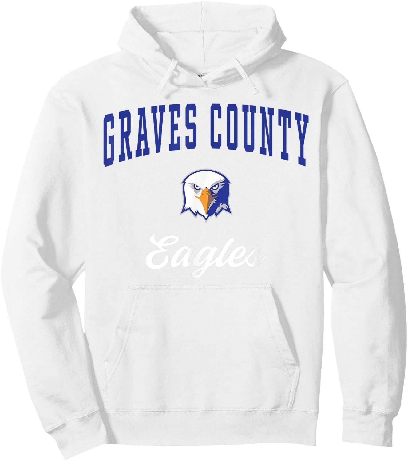 Graves County High School Eagles Hoodie - Hoodie | White