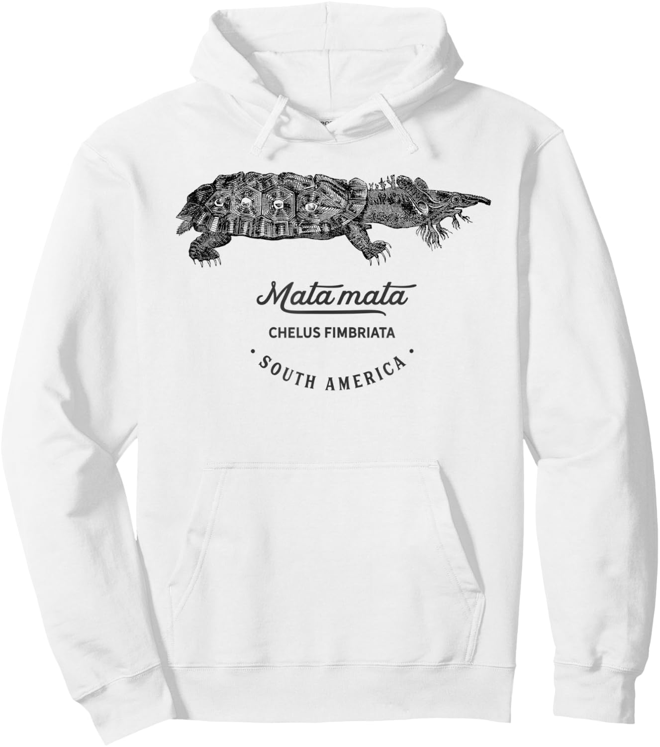 Mata mata Turtle Tortoise Funny Weird Birthday Women Men Kid Hoodie - Hoodie | White