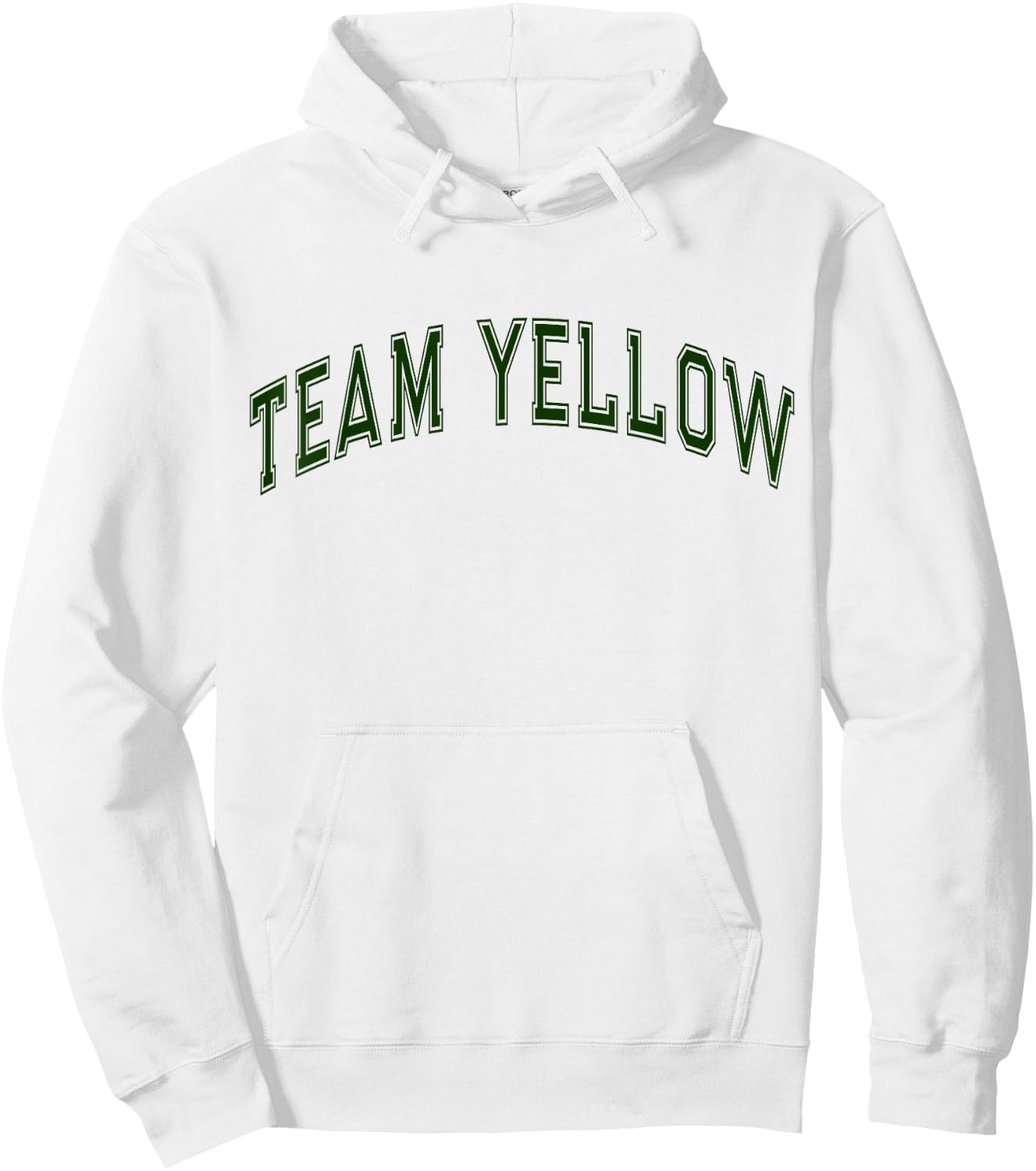 Summer Camp Color Team Yellow Field Day Event War Game Men Women Kids Hoodie - Hoodie | White