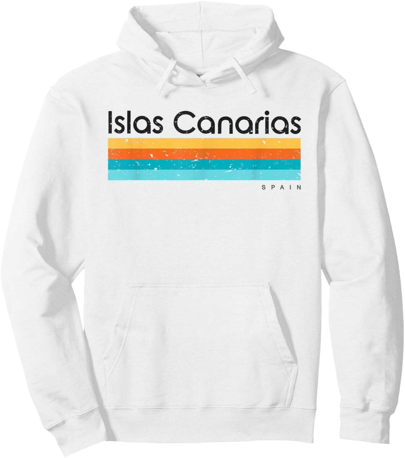 Vintage Islas Canarias Spain Retro Design Hoodie - Hoodie | White