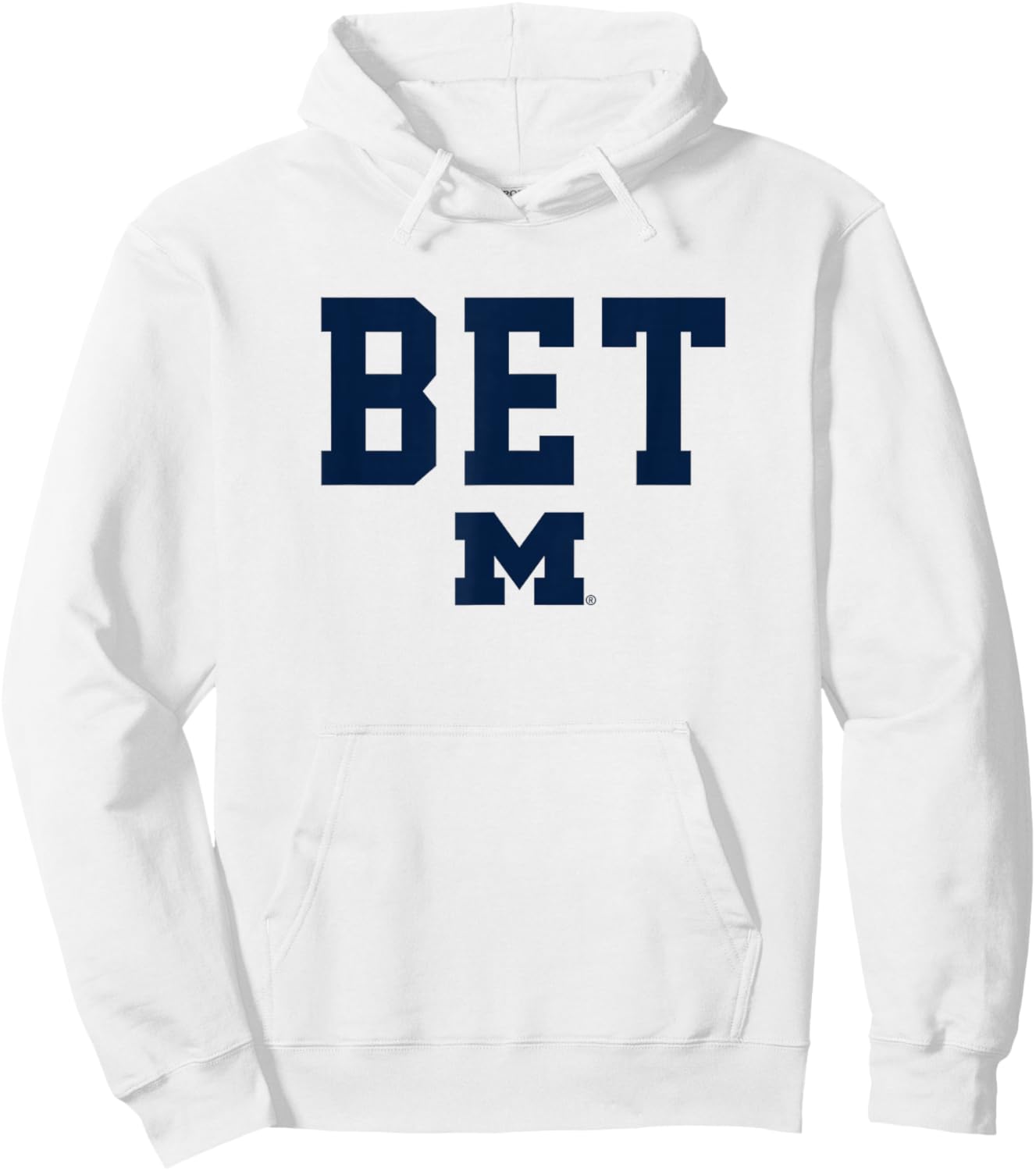 University of Michigan Wolverines U of M BET Hoodie - Hoodie | White