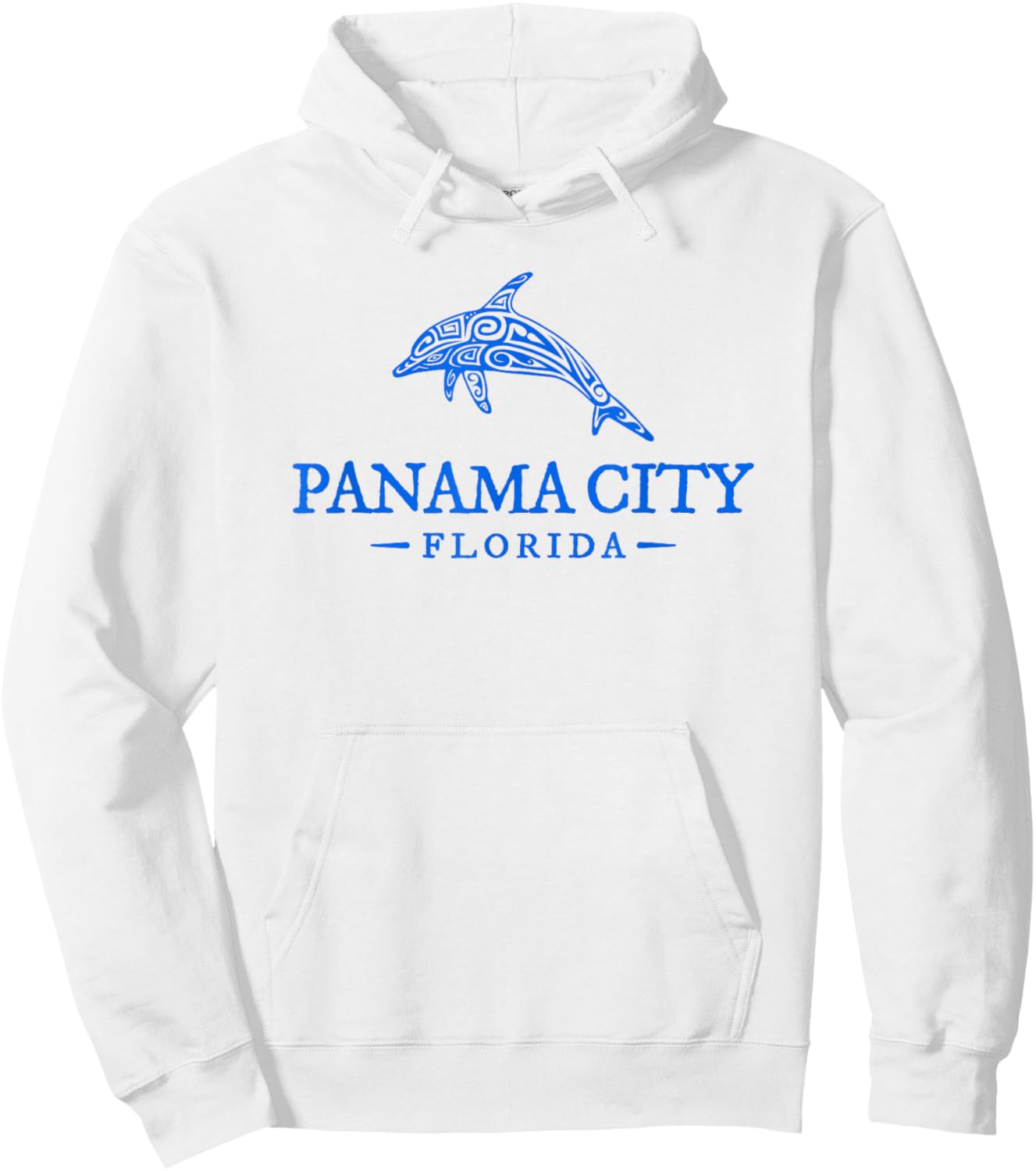 Panama City Florida Dolphin Women Beach Souvenir Hoodie - Hoodie | White