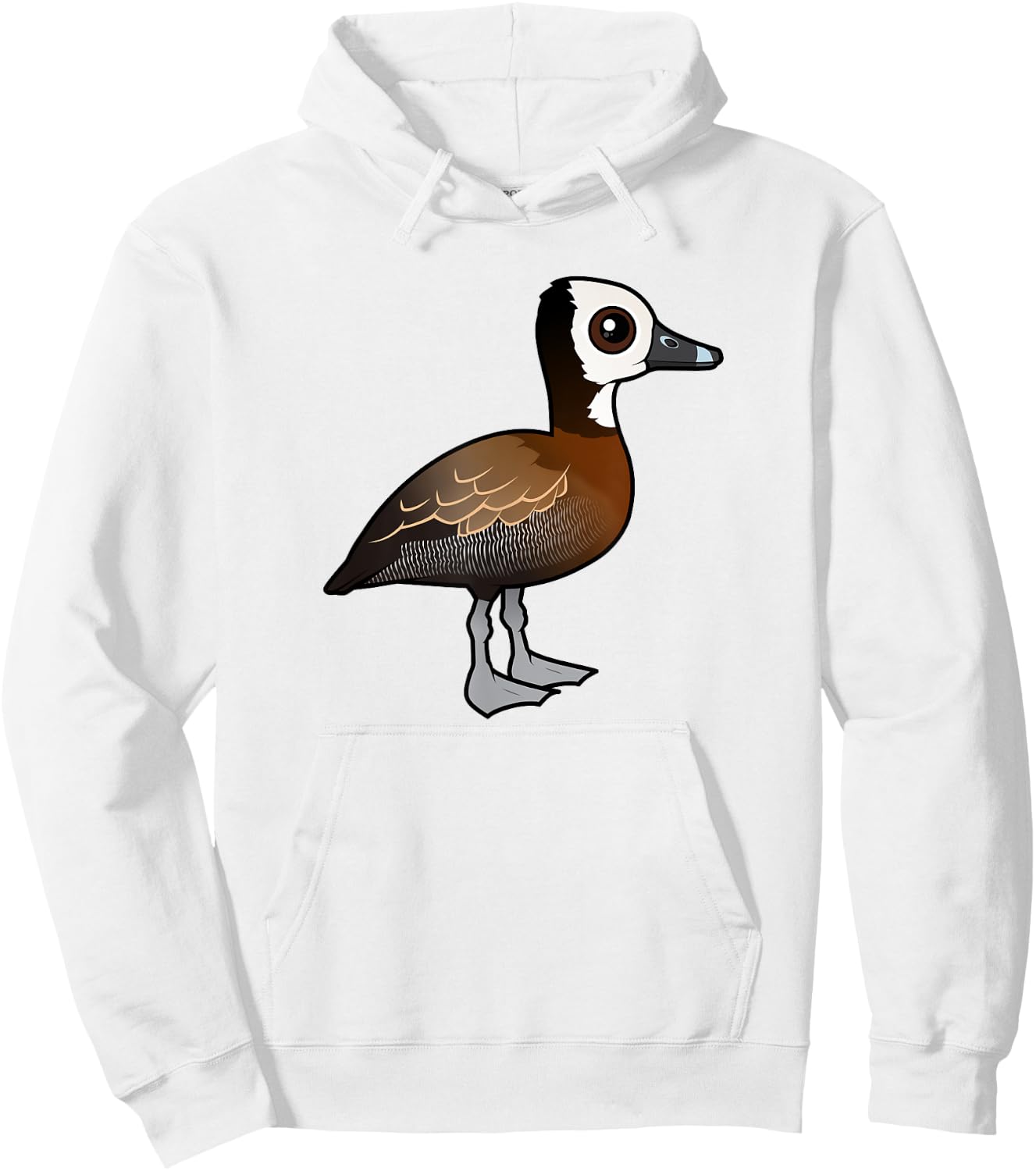 Birdorable White-faced Whistling-Duck Hoodie - Hoodie | White