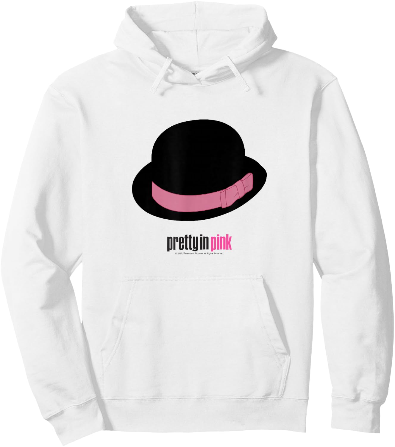 Pretty in Pink Andie's Hat Hoodie - Hoodie | White