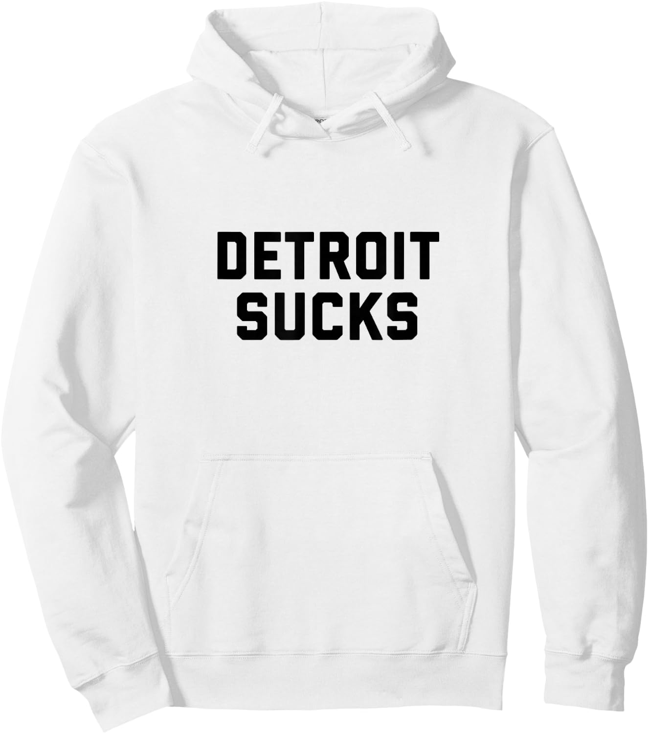 Detroit Sucks Hoodie - Hoodie | White