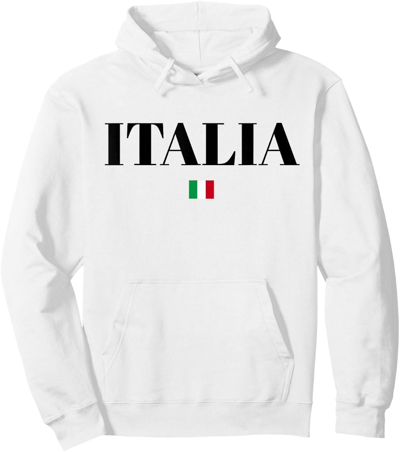 ITALIA Flag ITALY | Men Woman Kids | White ITALIAN Hoodie - Hoodie | White