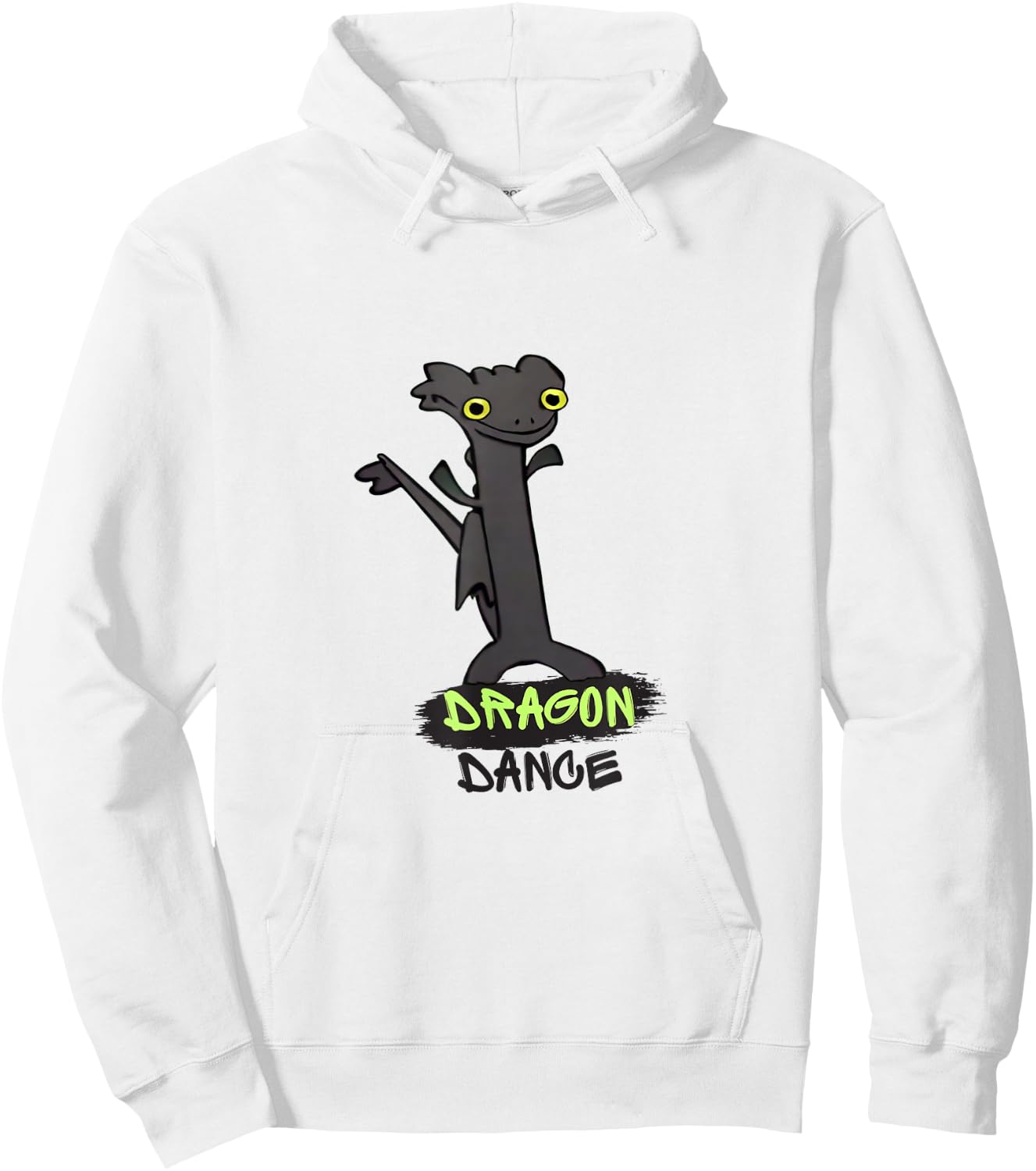 Funny Dragon Dance - Dancing Dragon Meme Hoodie - Hoodie | White