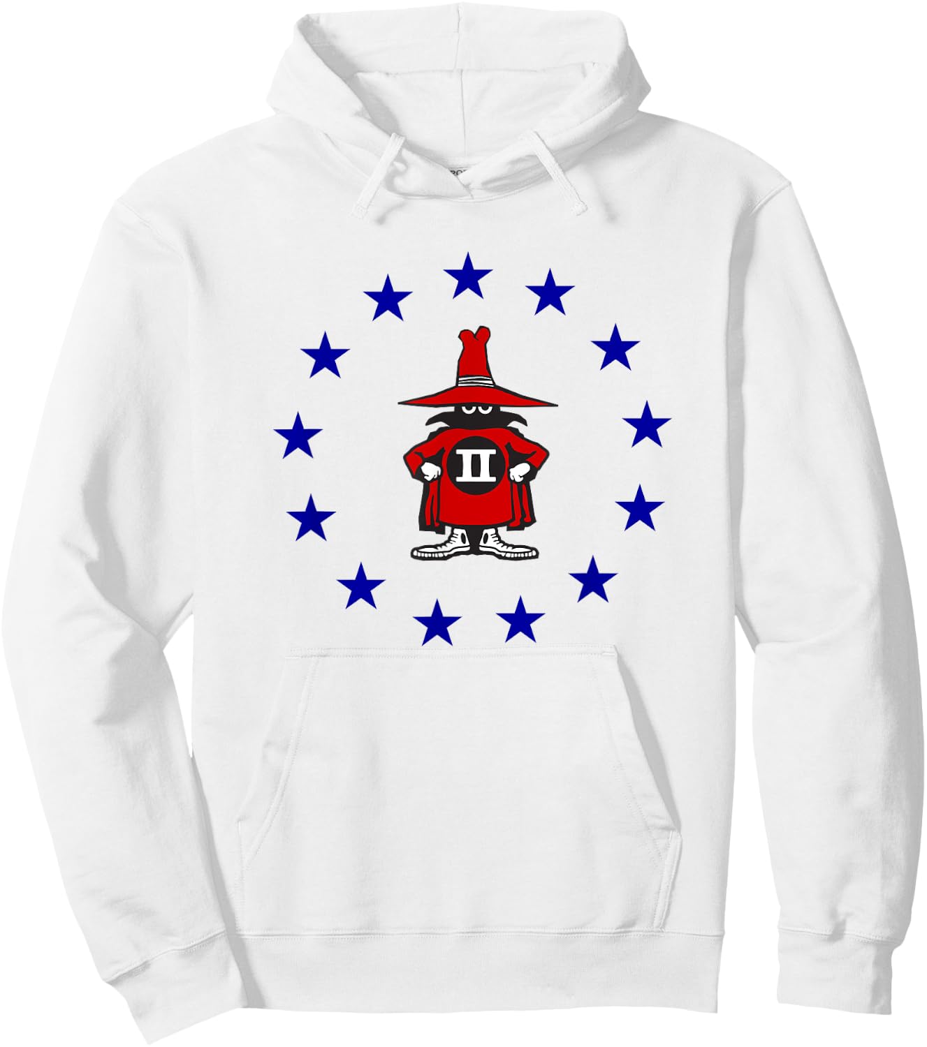 F4 Phantom Fighter Spook 13 Stars in Red White and Blue Hoodie - Hoodie | White