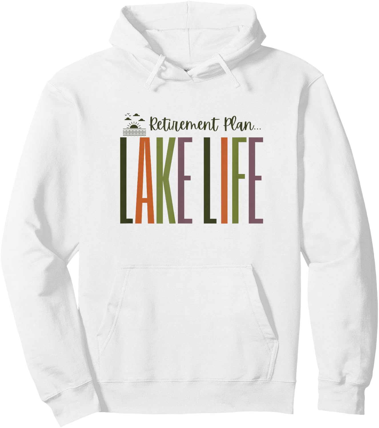 Lake Life in Retirement for Retired - Clothing, Gear & Tops Hoodie - Hoodie | White