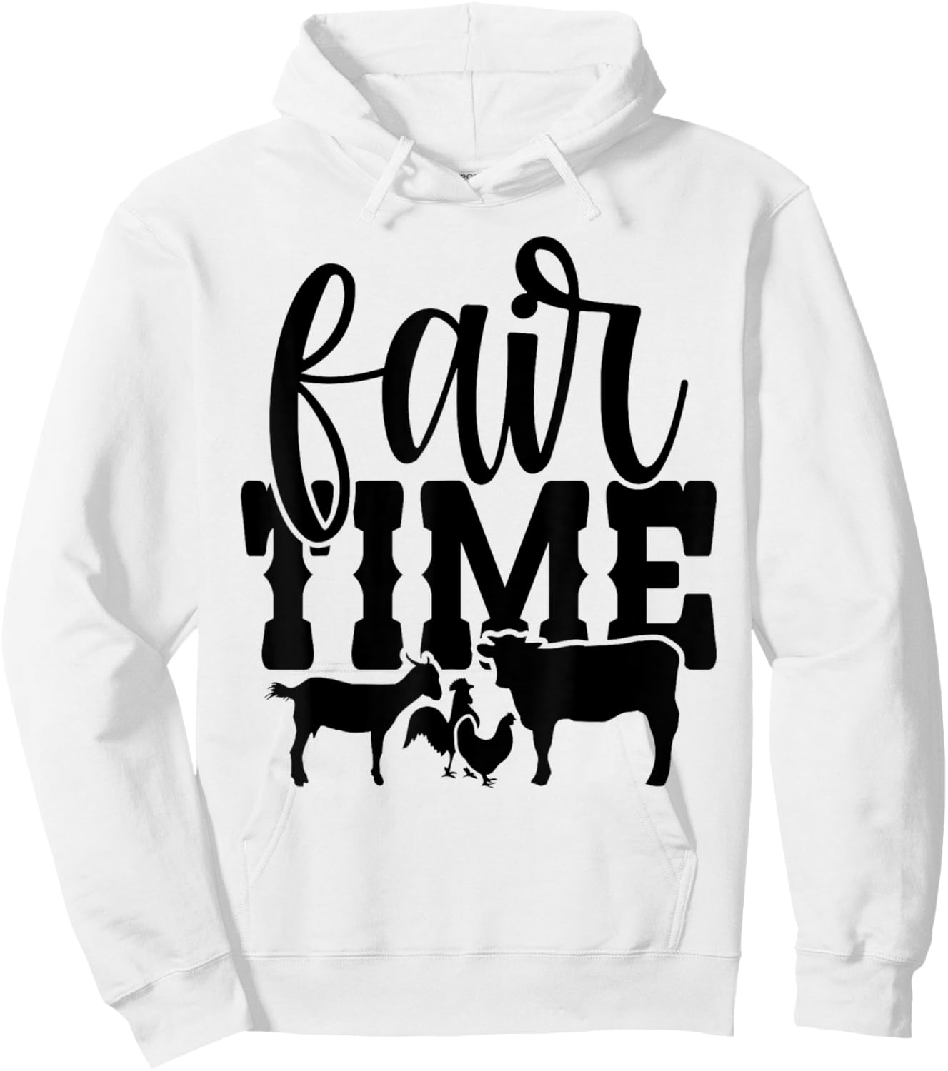 County Fair / State Fair Celebrate Food Summer Livestock Hoodie - Hoodie | White