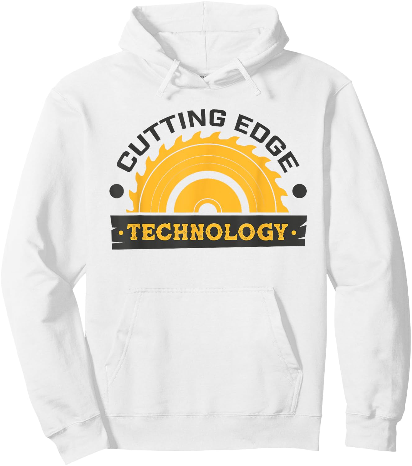 Cutting Edge Shirt For Woodshop Workers & Teachers - Funny Women Girls Kids Hoodie - Hoodie | White
