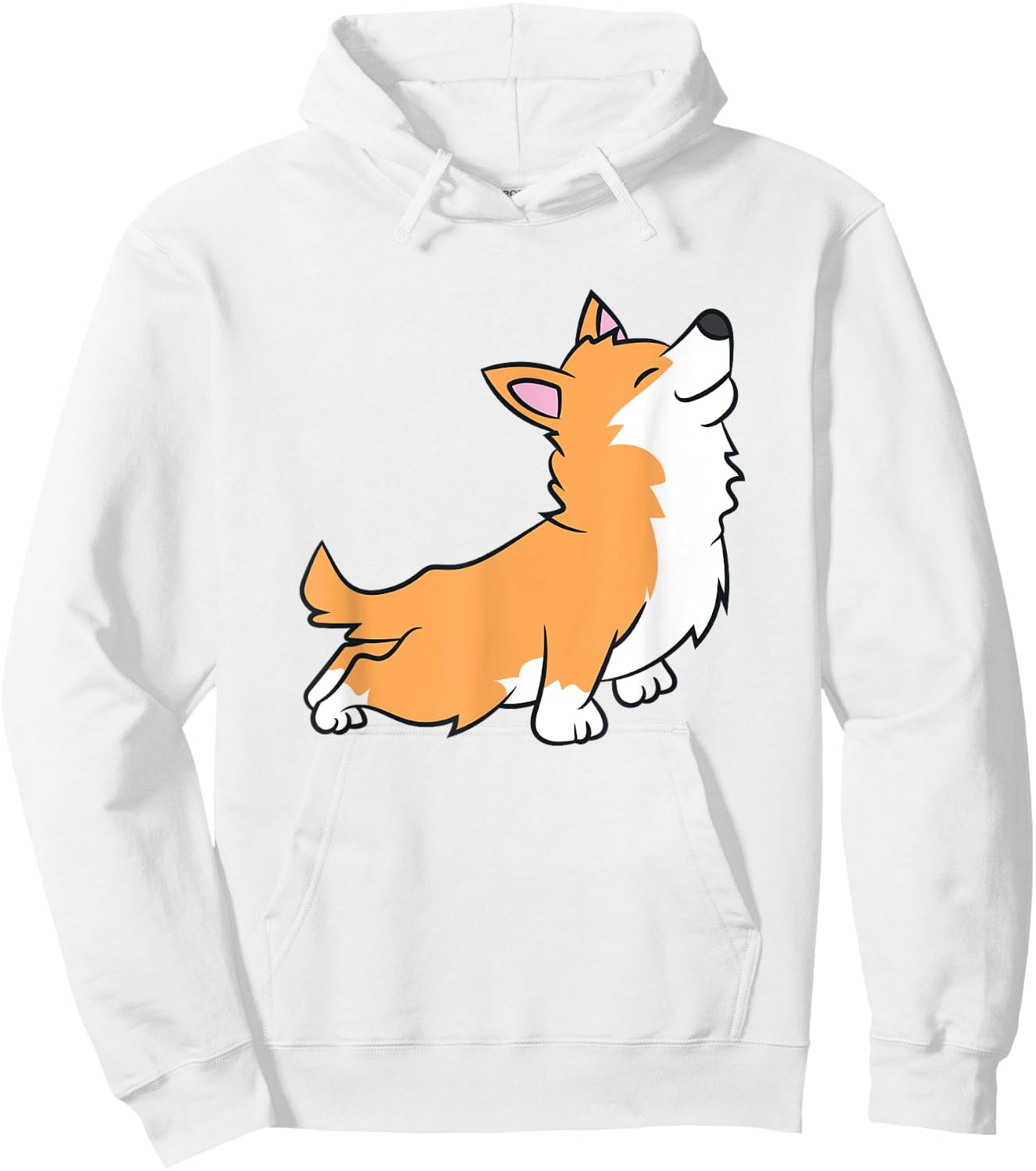 Corgi Dog Yoga Workout Meditation Exercise Corgi Owner Women Kids Hoodie - Hoodie | White