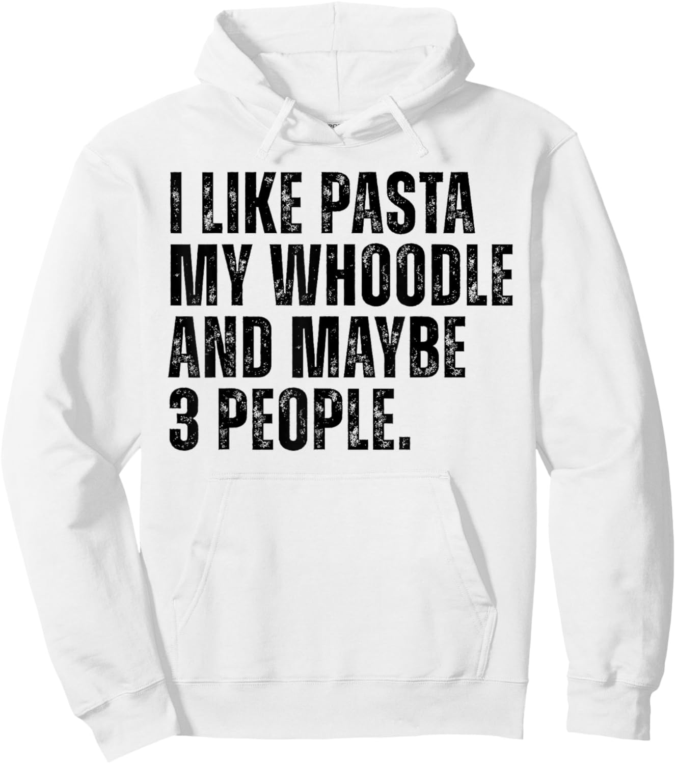 Whoodle Dog Owner Pasta Lover Funny Quote Women Hoodie - Hoodie | White