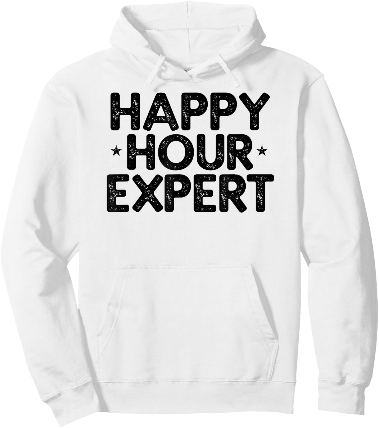 Happy Hour Expert Vintage Hoodie - Hoodie | White