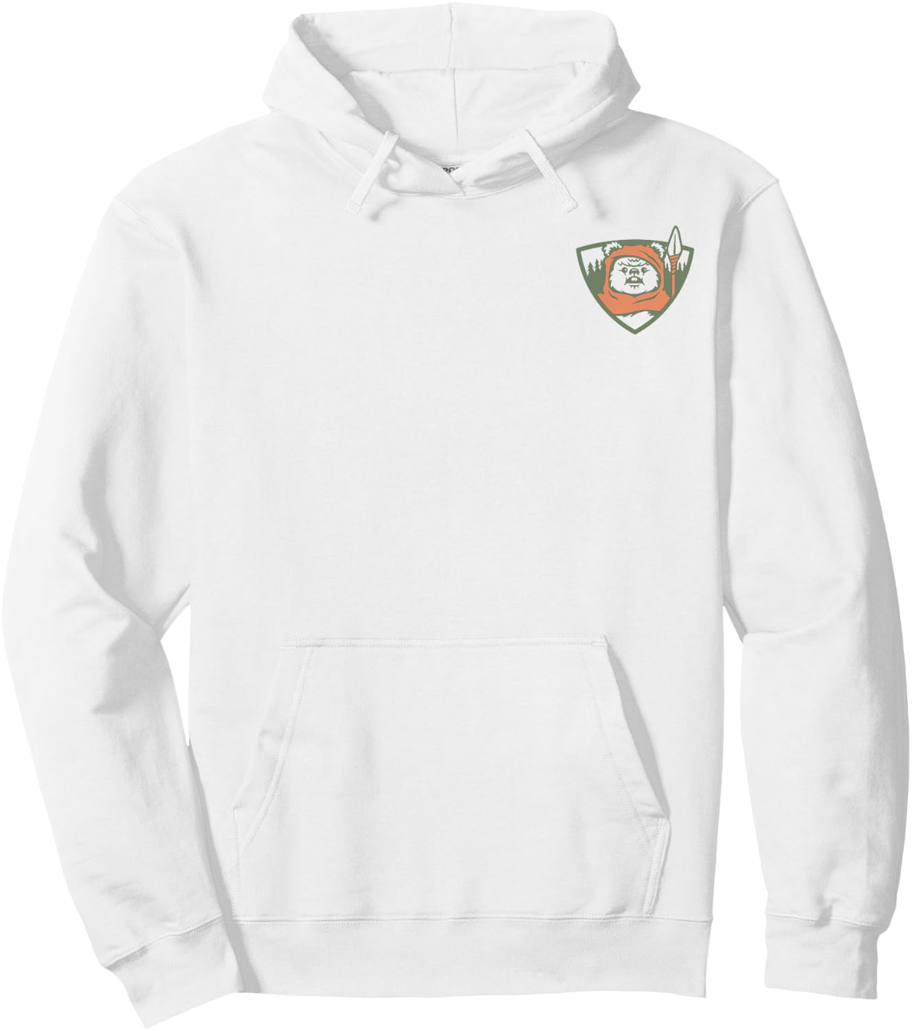 Star Wars Ewok Park Ranger Endor Forest Front & Back Hoodie - Hoodie | White