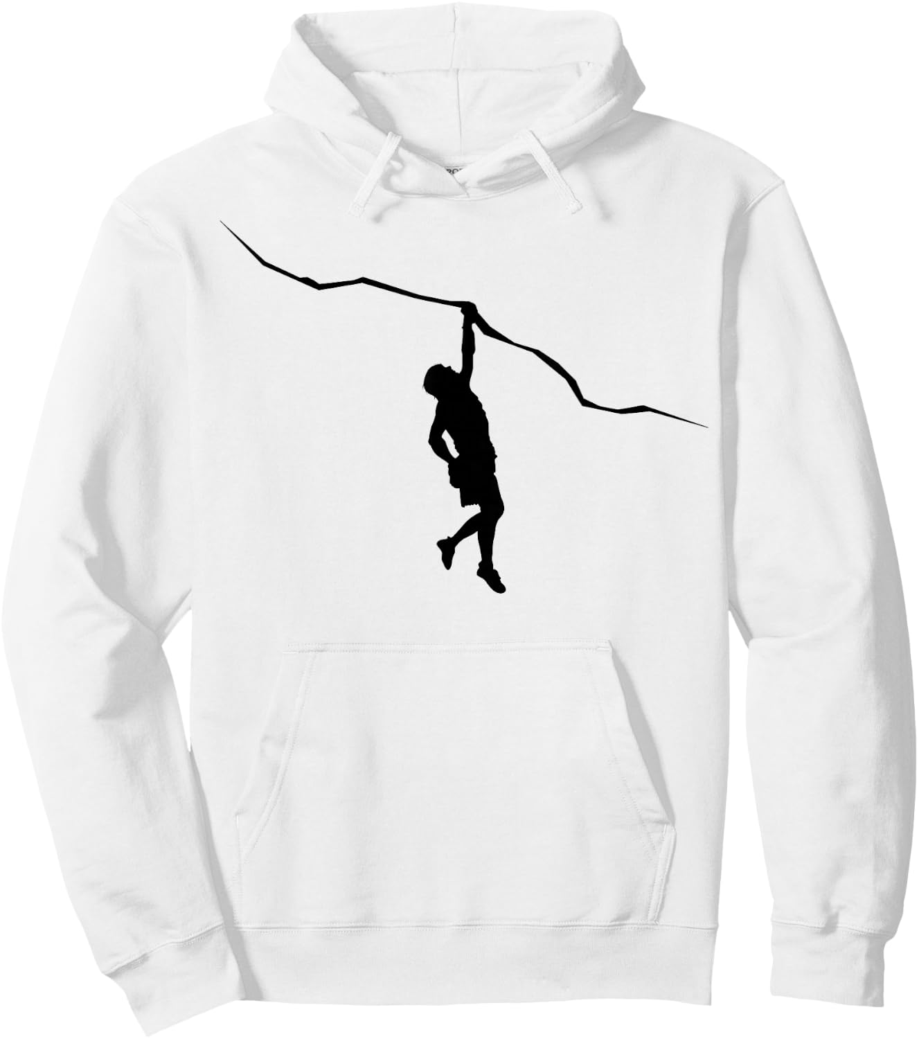 Climbing Climber Bouldering Hoodie - Hoodie | White
