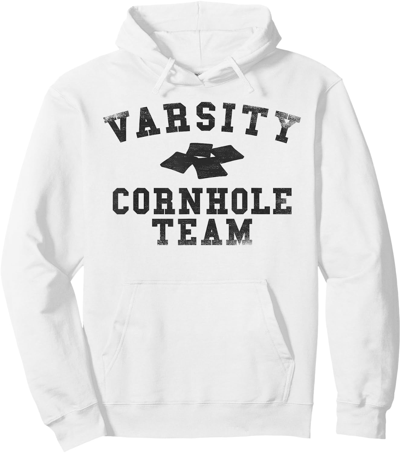 Varsity Cornhole Team Gear Extreme Cornhole Players Gift Hoodie - Hoodie | White