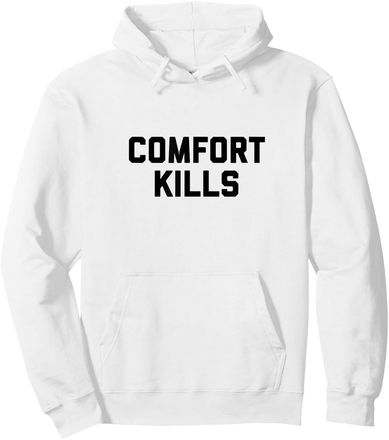 Comfort Kills Hoodie - Hoodie | White