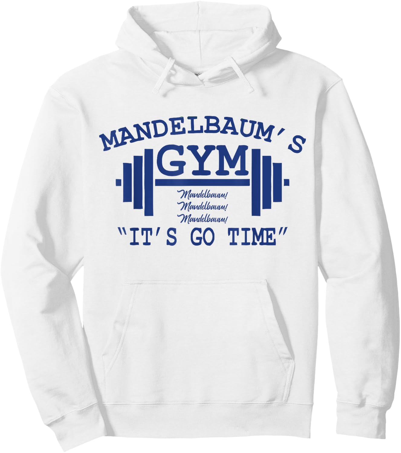 Mandelbaum Gym - It's Go Time! Hoodie - Hoodie | White