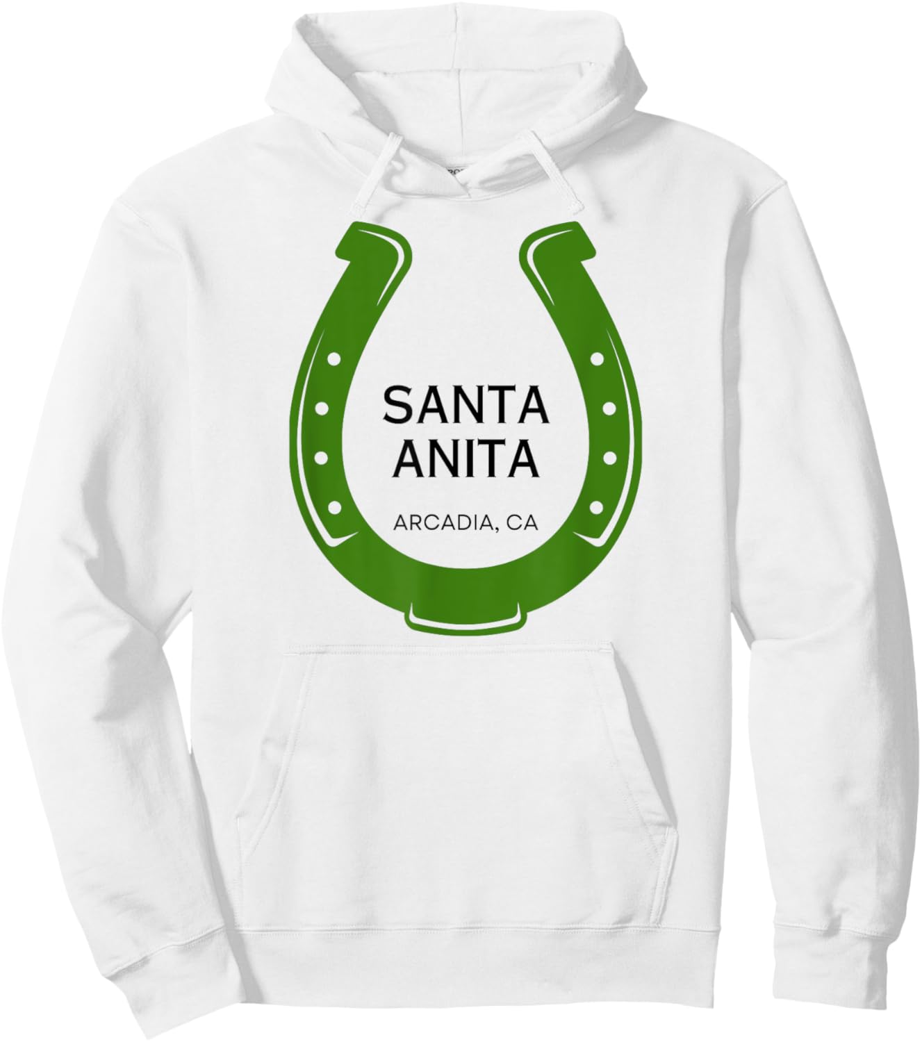 Santa Anita Park Racetrack Horse Racing CA Derby Hoodie - Hoodie | White