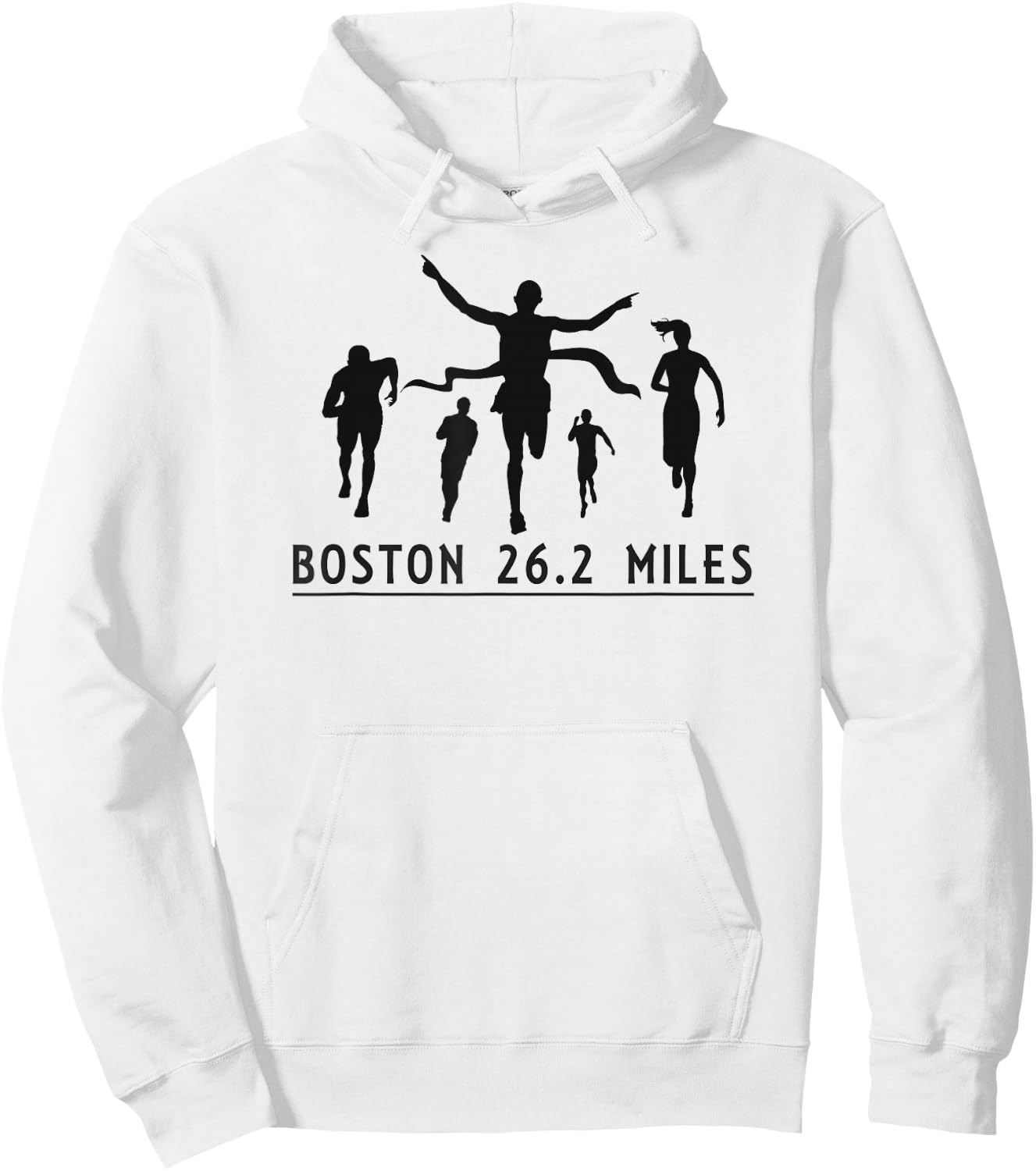 Boston 26.2 Miles Marathon 2020 Running Run Gift Hoodie - Hoodie | White