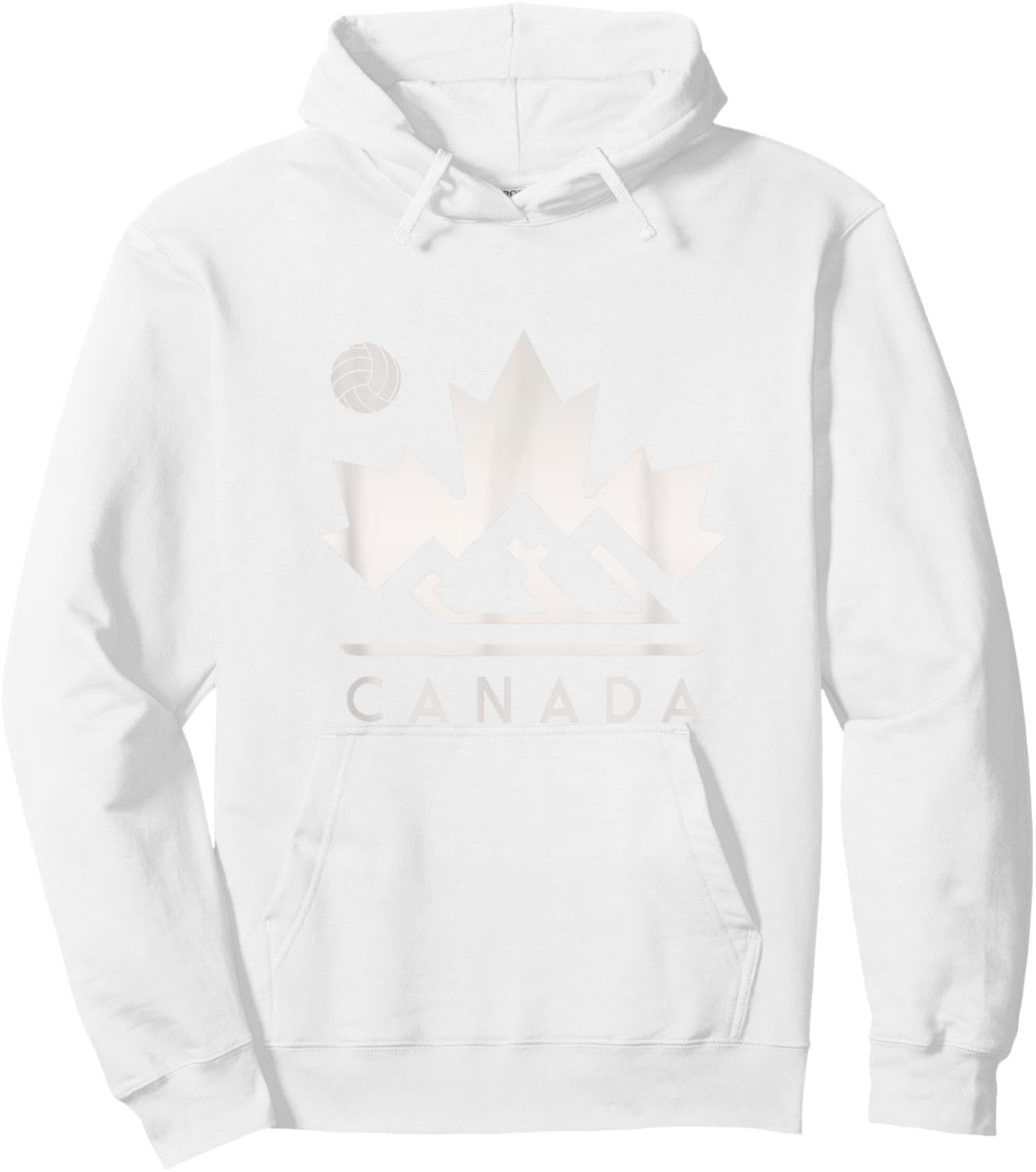 Canada Volleyball - Canadian Volleyball Hoodie - Hoodie | White