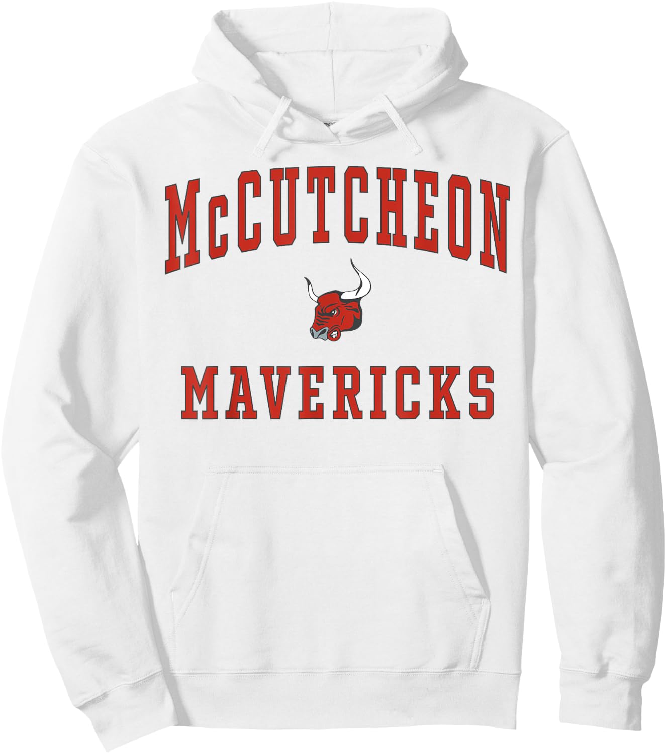 McCutcheon High School Mavericks Hoodie - Hoodie | White
