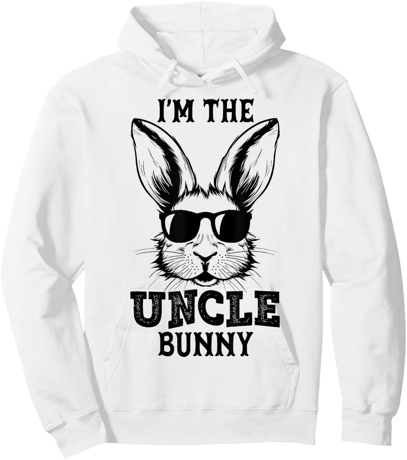 Uncle Bunny Matching Family Group Easter Day Gifts Hoodie - Hoodie | White