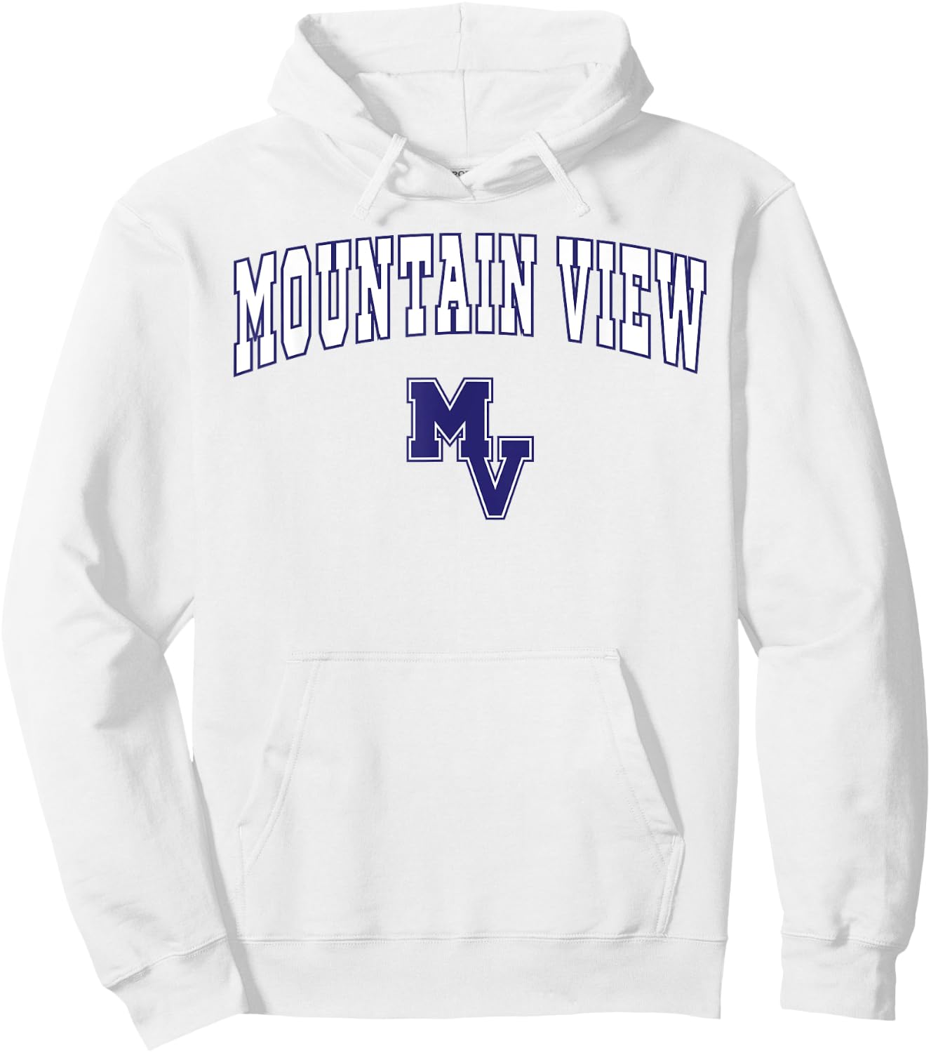 Mountain View High School Thunder Hoodie - Hoodie | White