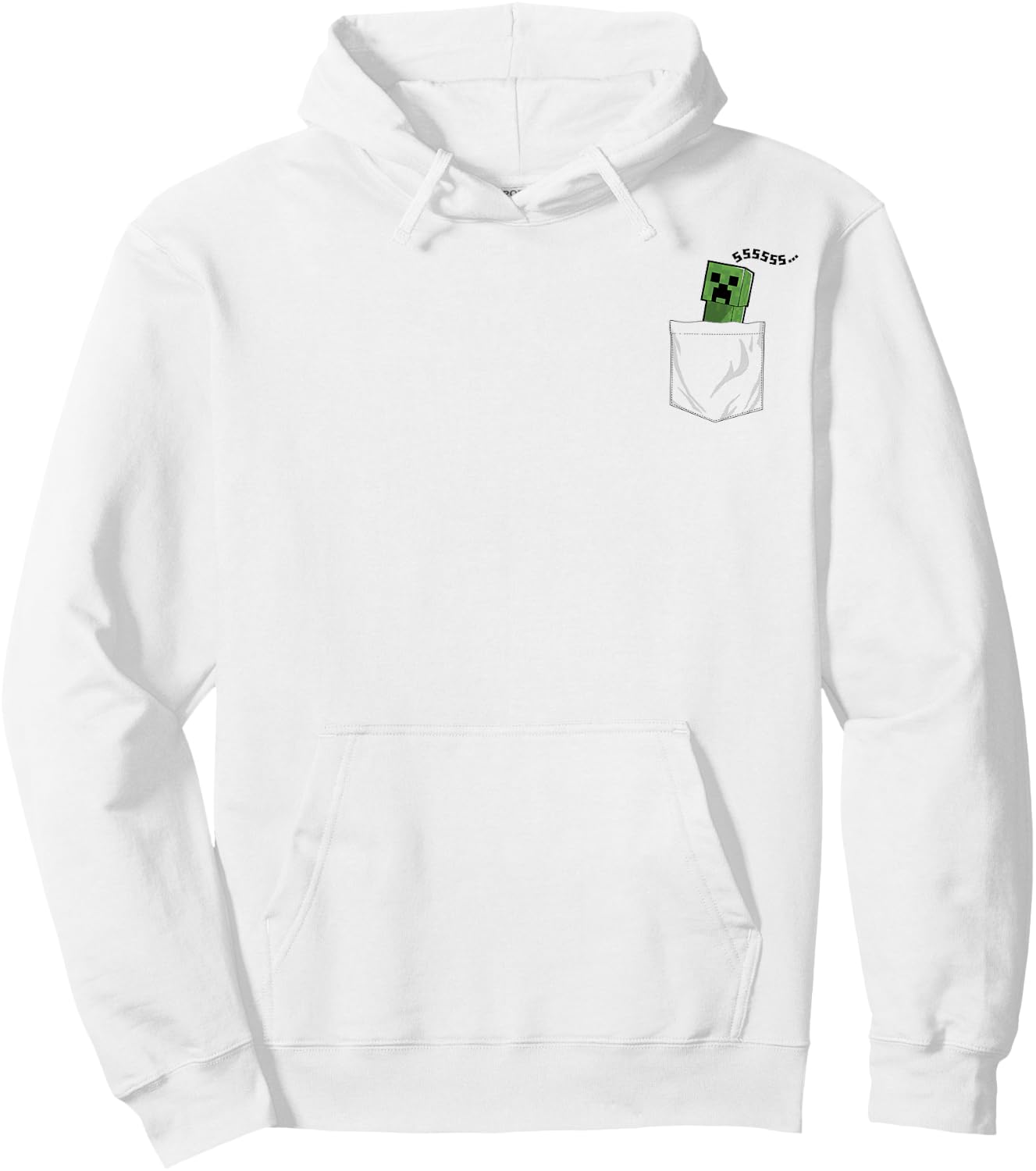 Minecraft Pocket Creeper SSSS... Hoodie - Hoodie | White