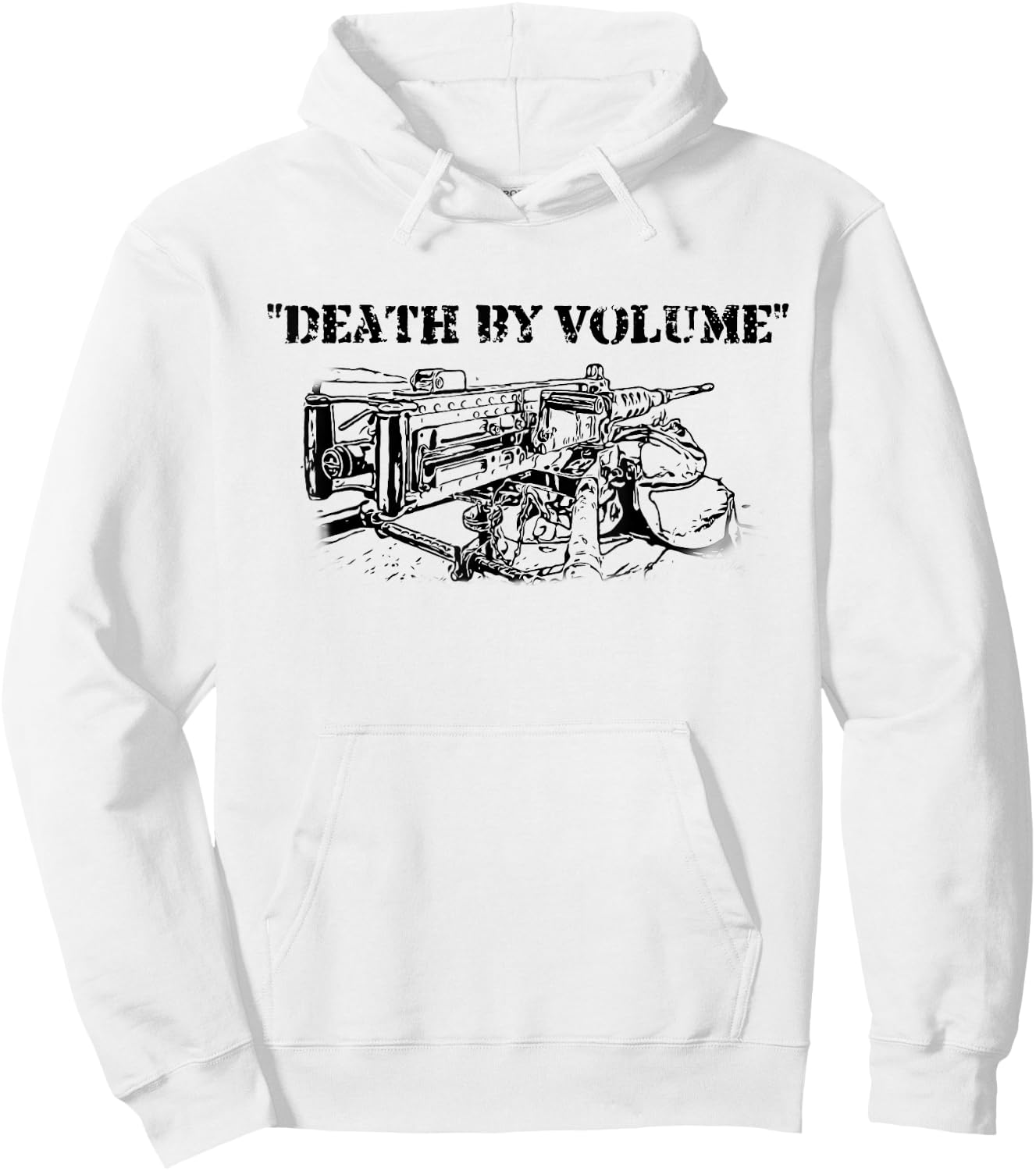 0331 Machine Gunner, Funny Infantry Hoodie - Hoodie | White
