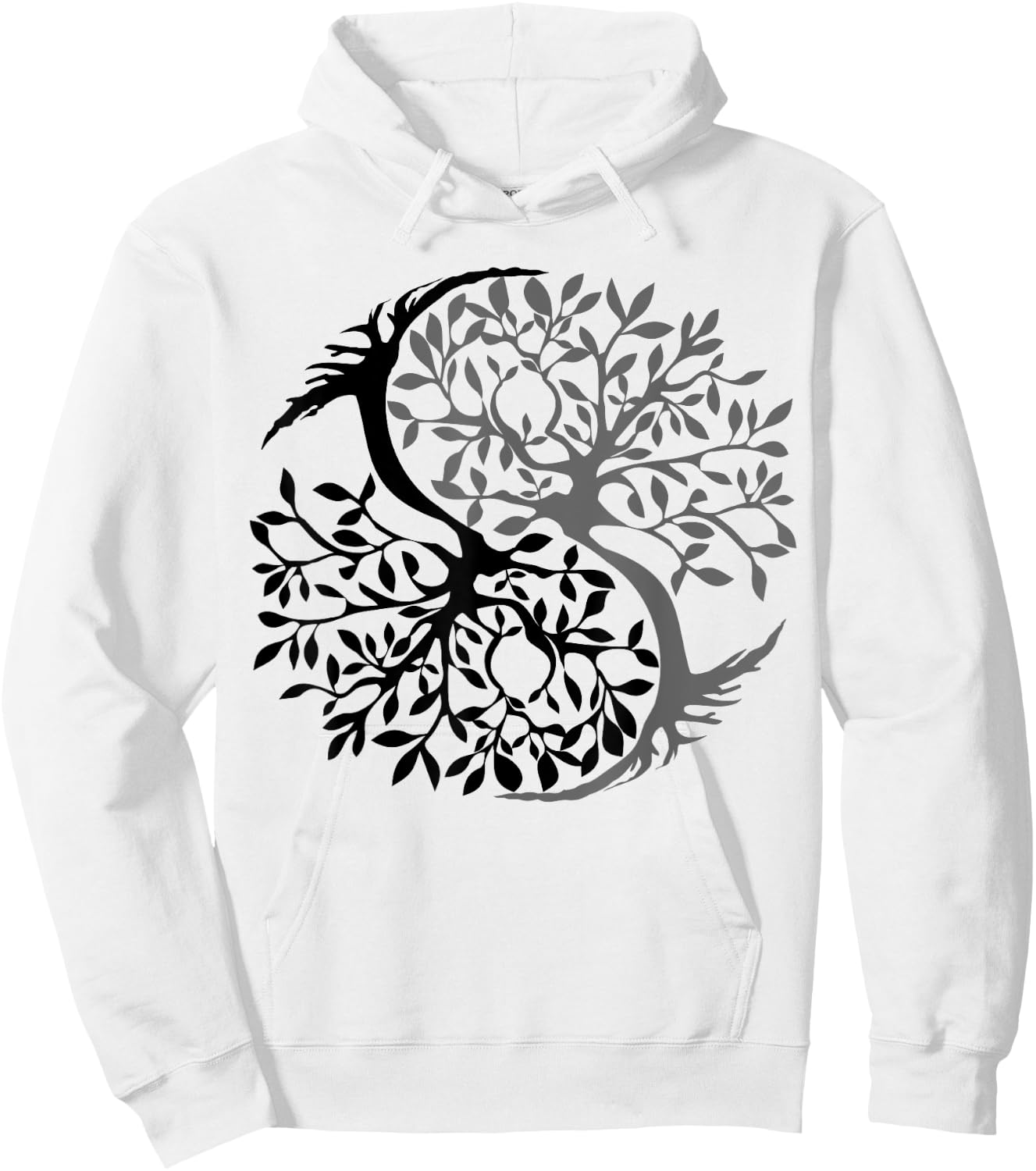 Tree Of Life Yin Yang Symbol Funny Bonsai Zen Gift Men Women Hoodie - Hoodie | White