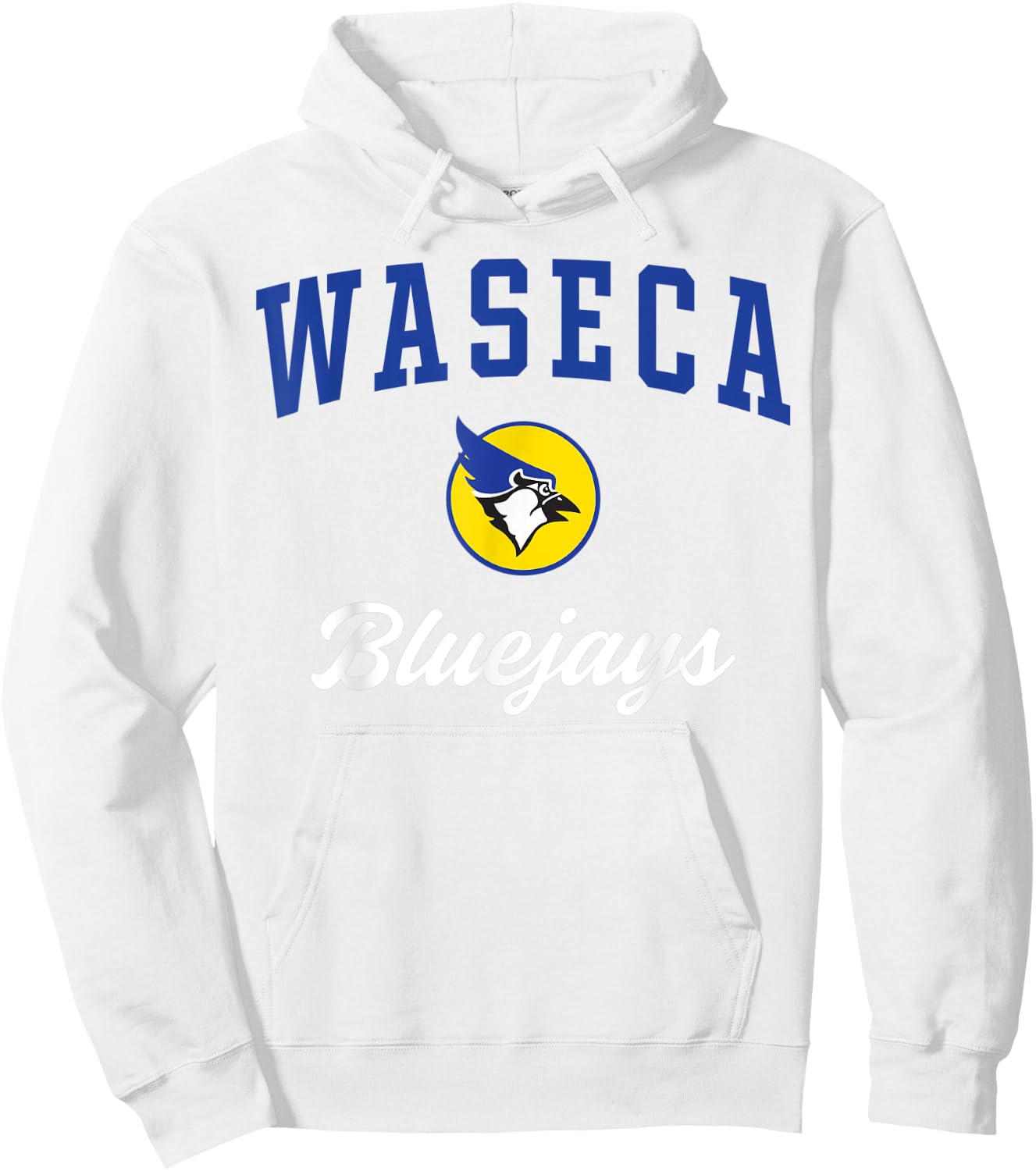 Waseca High School Bluejays Hoodie - Hoodie | White