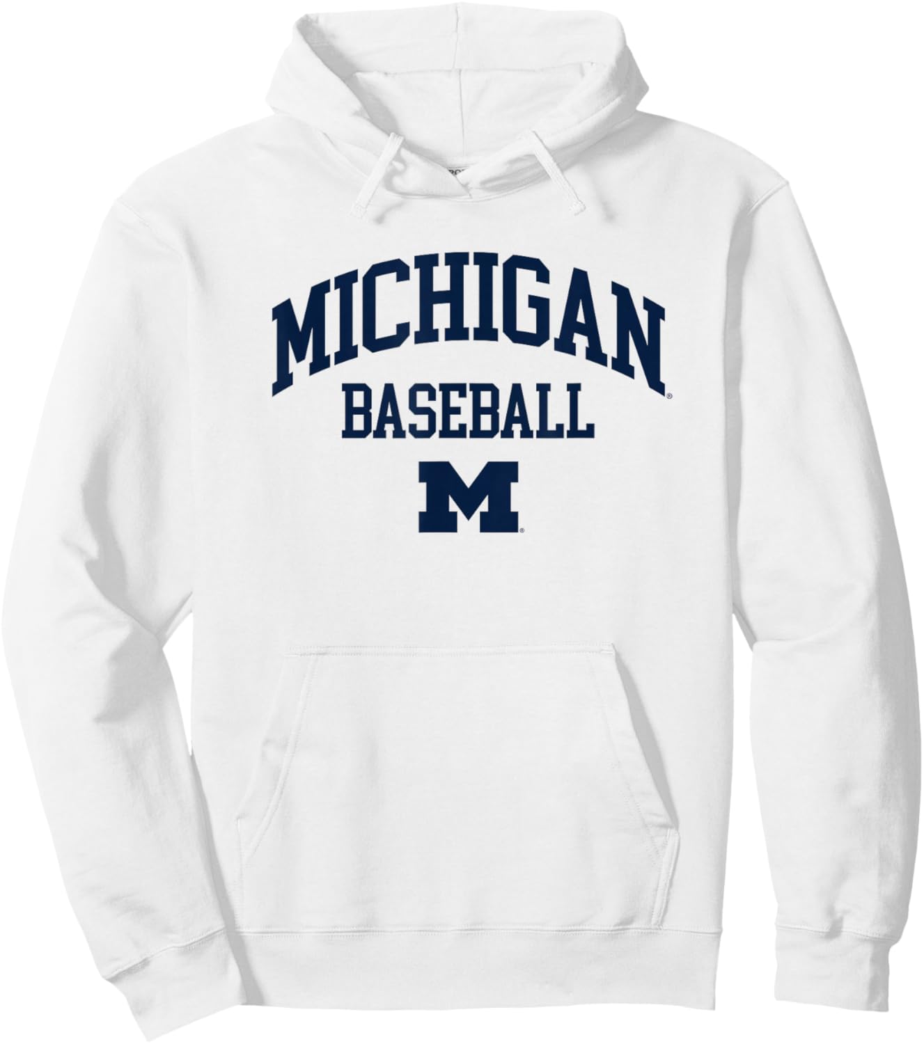 University of Michigan Wolverines U of M Baseball Hoodie - Hoodie | White