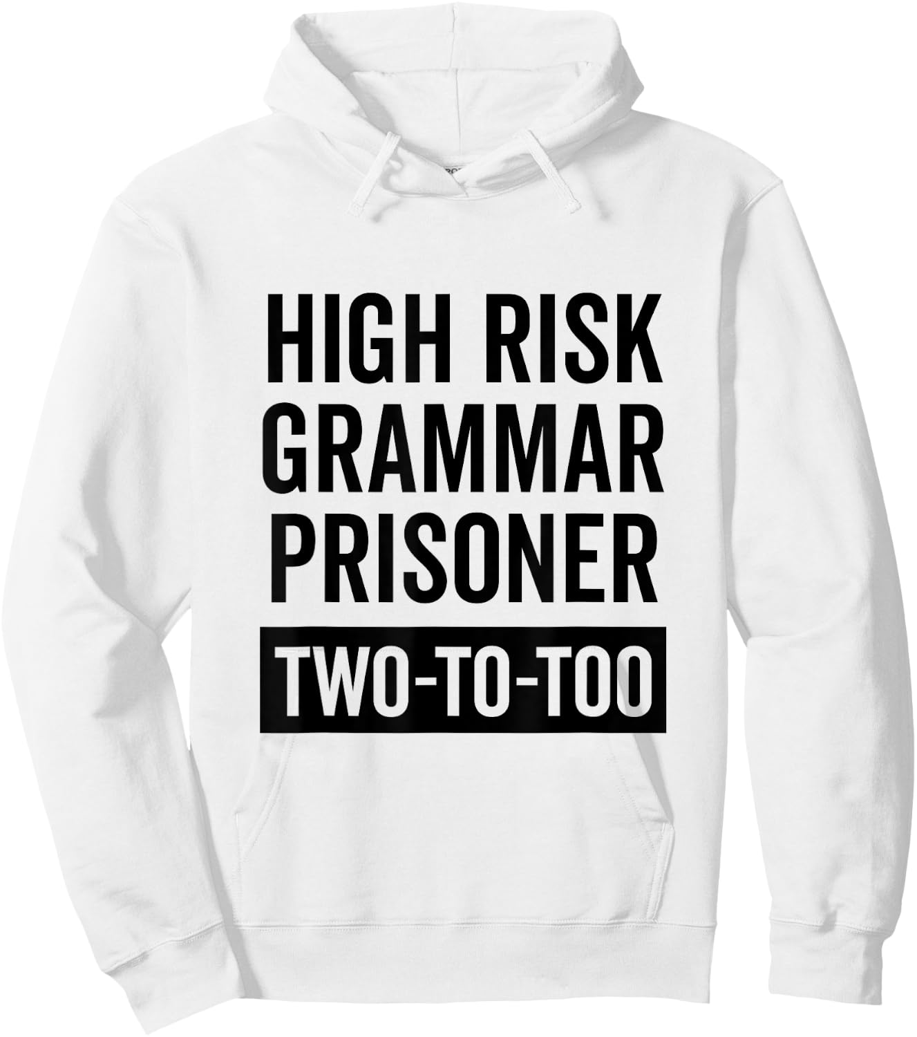 English Grammar Prison Inmate Halloween Students Funny Gift Hoodie - Hoodie | White