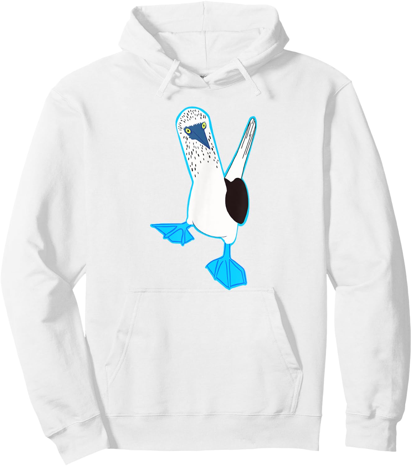 Funny Blue-Footed Boobie Hoodie - Hoodie | White