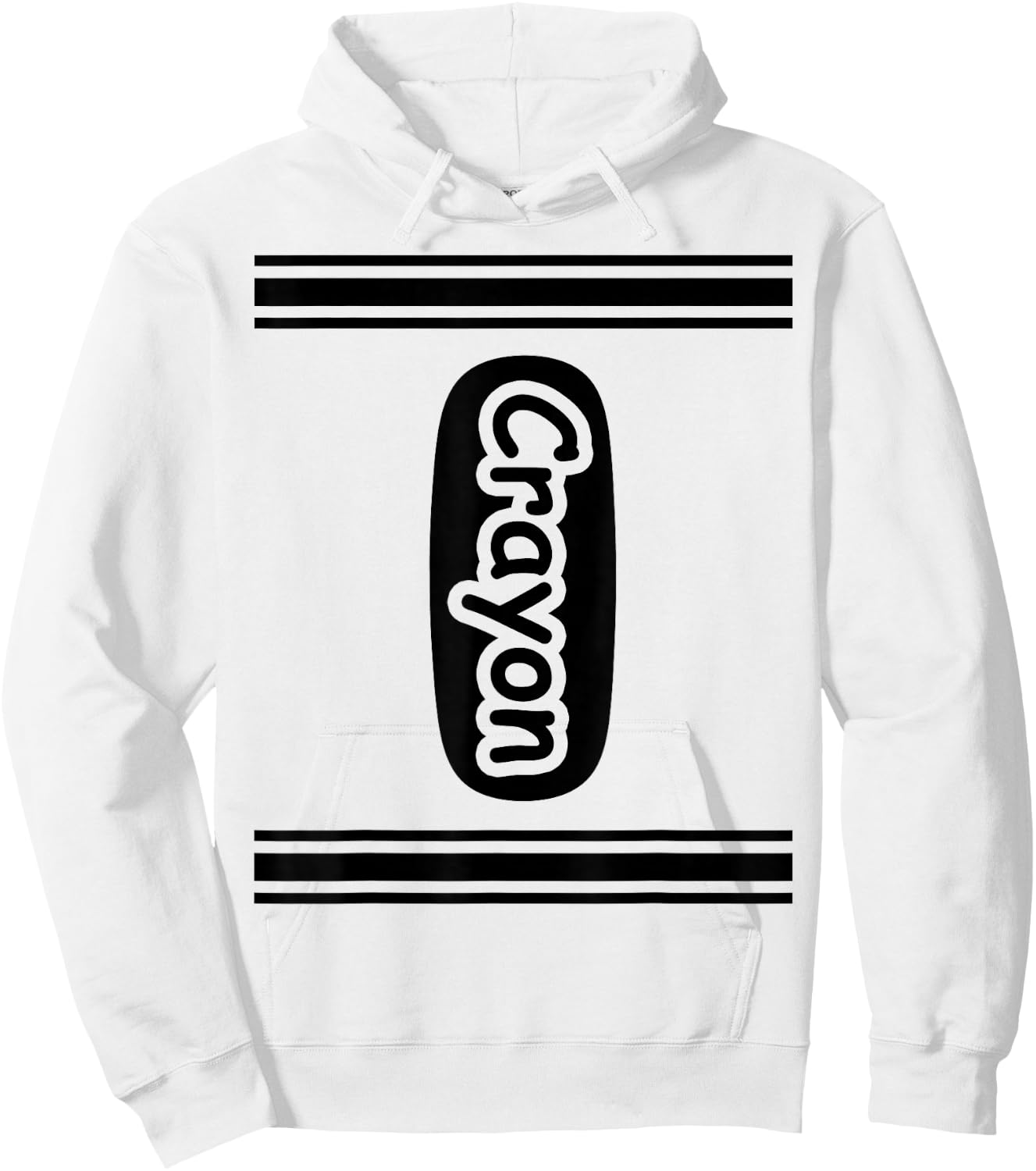 Crayon , Grey, Small Hoodie - Hoodie | White