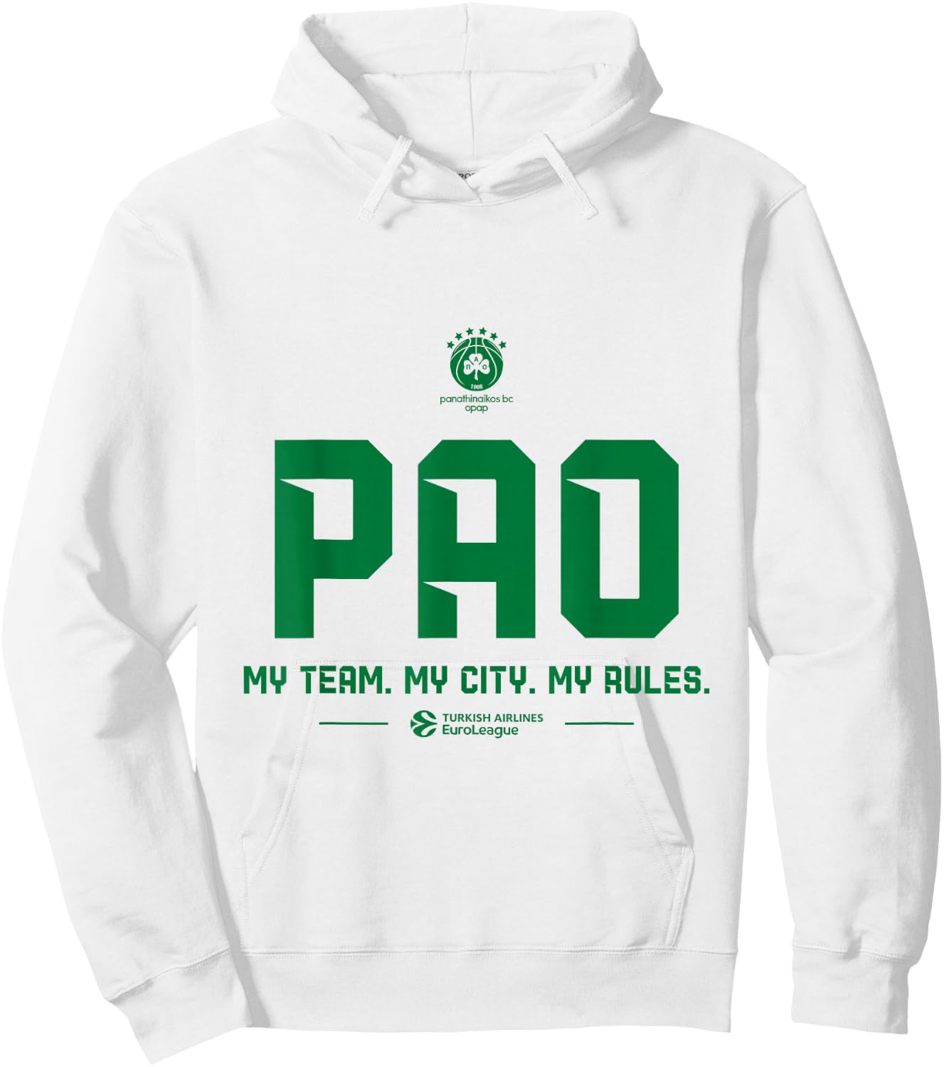 Teams - Panathinaikos OPAP Athens (White) Hoodie - Hoodie | White