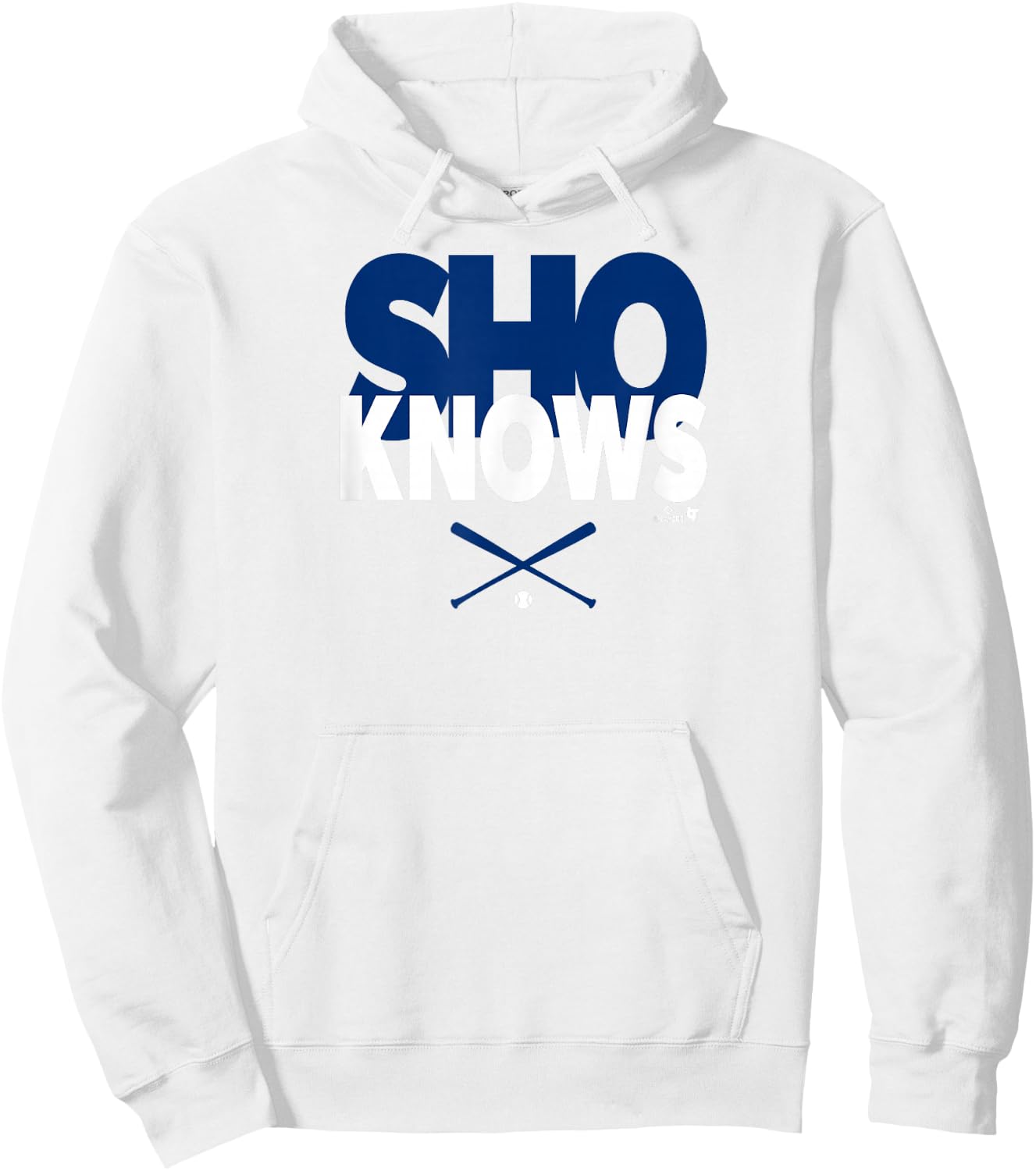 Shohei Ohtani - Sho Knows - Los Angeles Baseball Hoodie - Hoodie | White