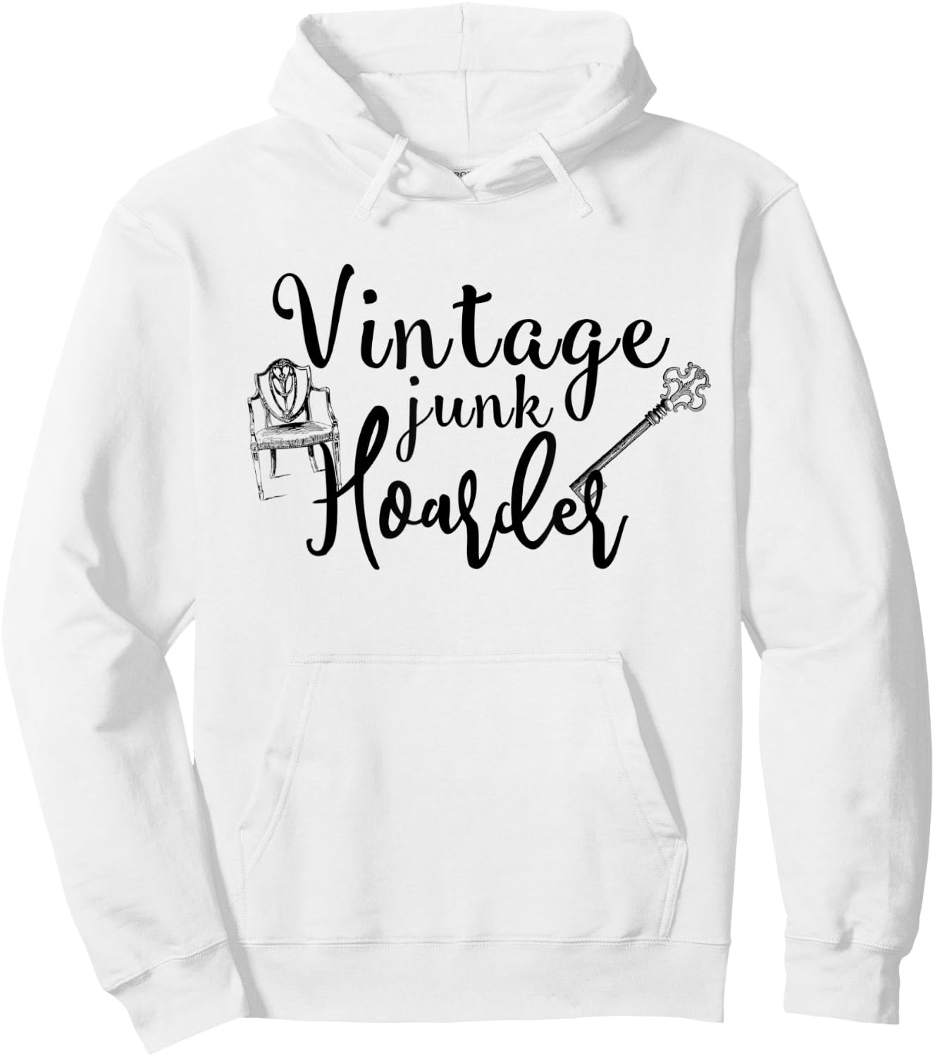 Vintage Junk Hoarder Love Junk Junkin Treasure Hunter Hoodie - Hoodie | White