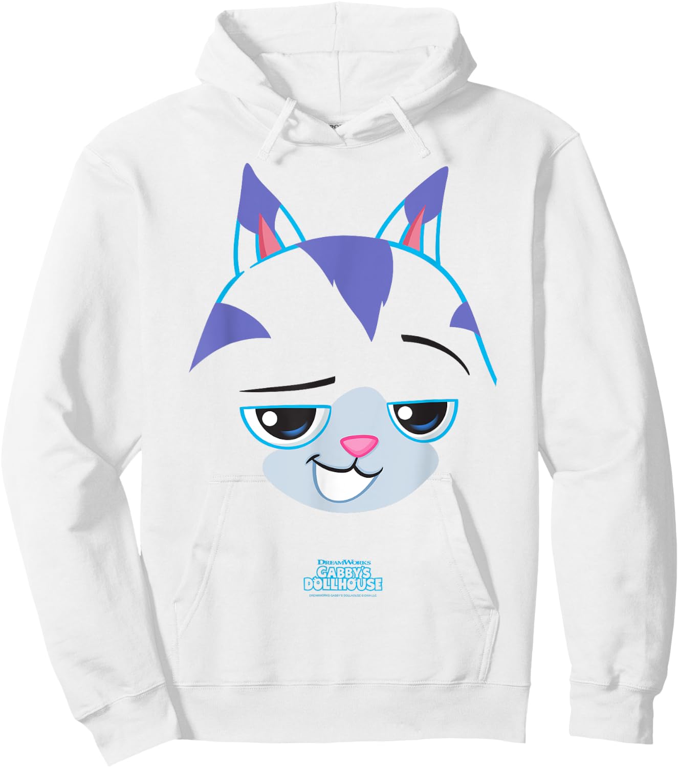 DreamWorks Gabby’s Dollhouse CatRat Big Face Halloween Hoodie - Hoodie | White