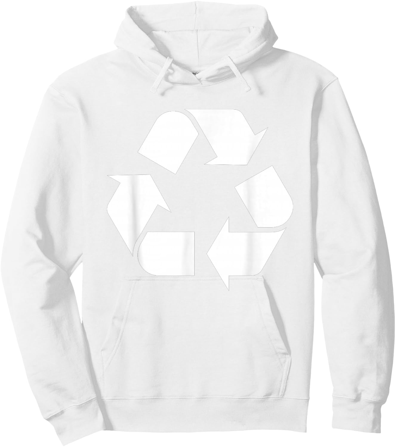 Recycling Logo Recycle Symbol Earth Day Boys Girls Men Women Hoodie - Hoodie | White