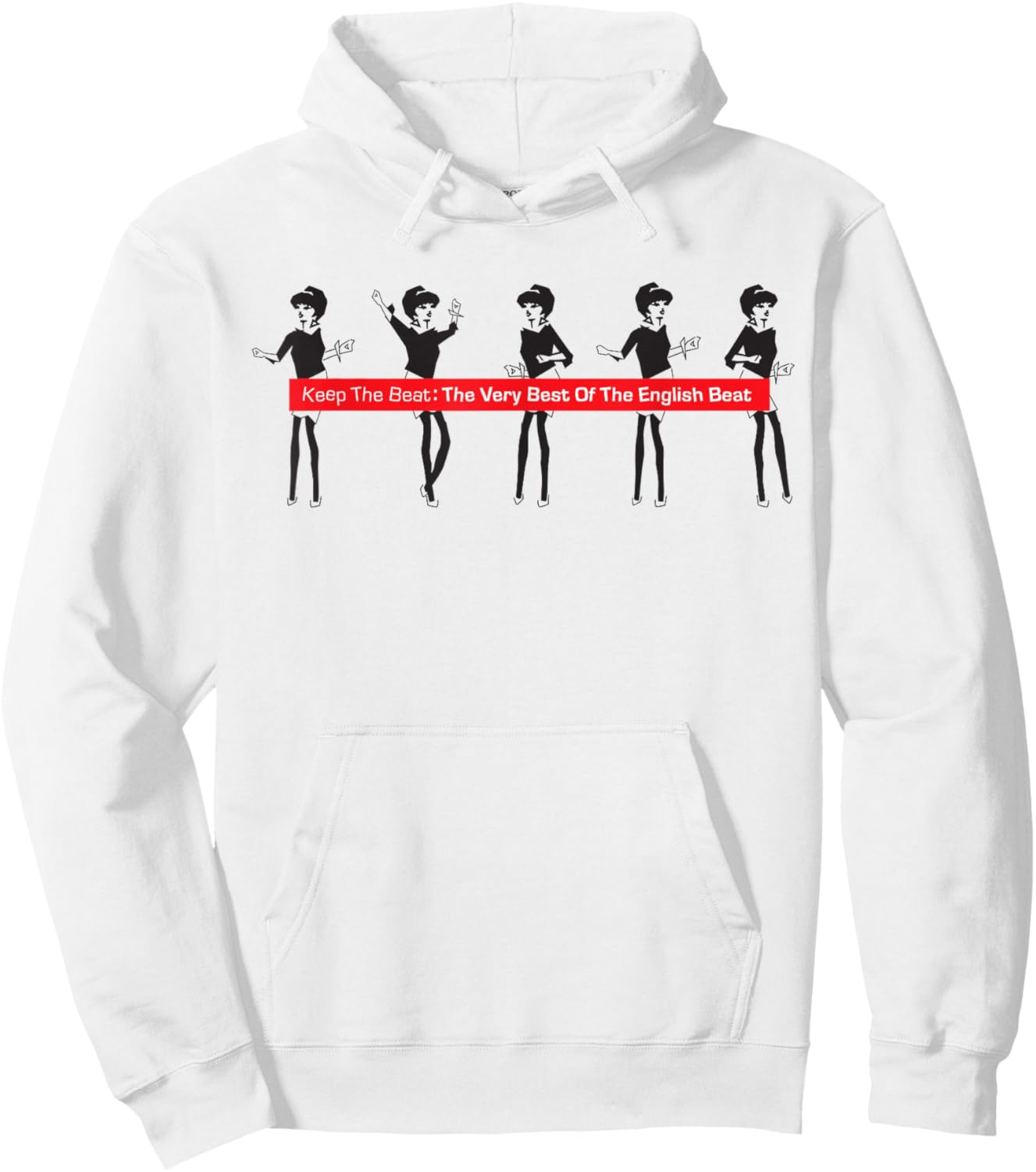 The English Beat Keep The Beat Hoodie - Hoodie | White